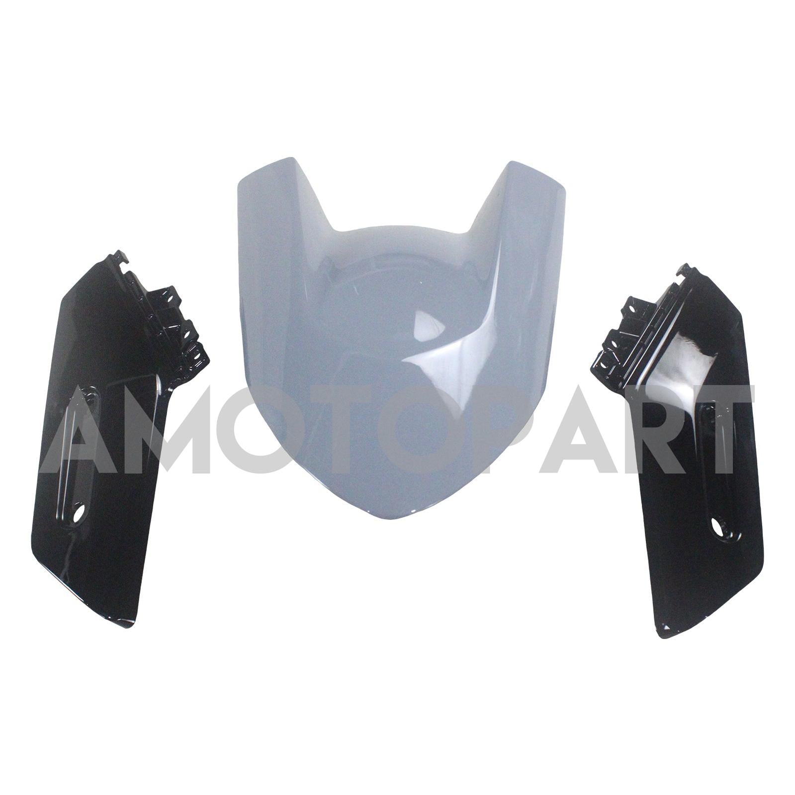 Carénage Amotopart gris pour Yamaha T-Max TMAX530 2017-2018&Kit noir