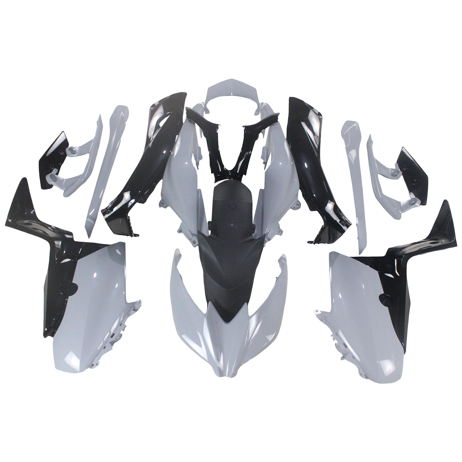 Amotopart 2017-2021 Yamaha XMAX300 Fairing Grey&Black Style1 Kit