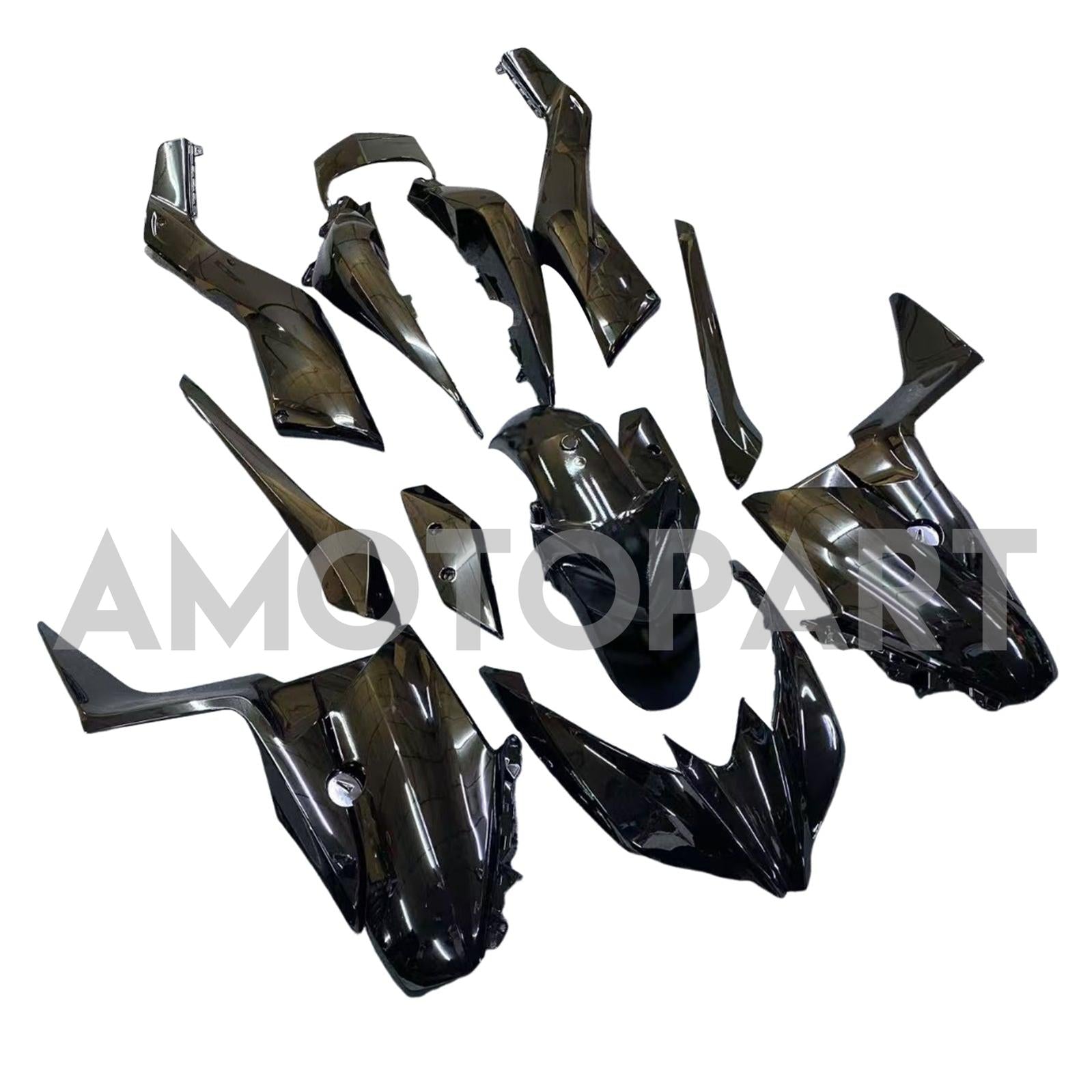 Amotopart 2017-2021 Yamaha XMAX300 Fairing Glossy Black Kit