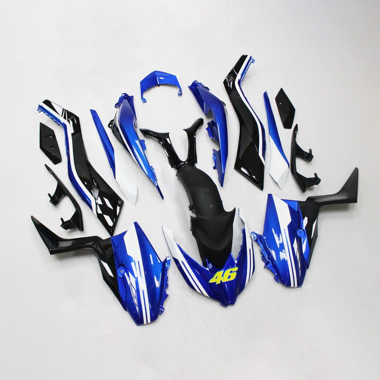 AMOTOPT 2017-2021 YAMAHA XMAX300 KIT BLUE E BLACK 46