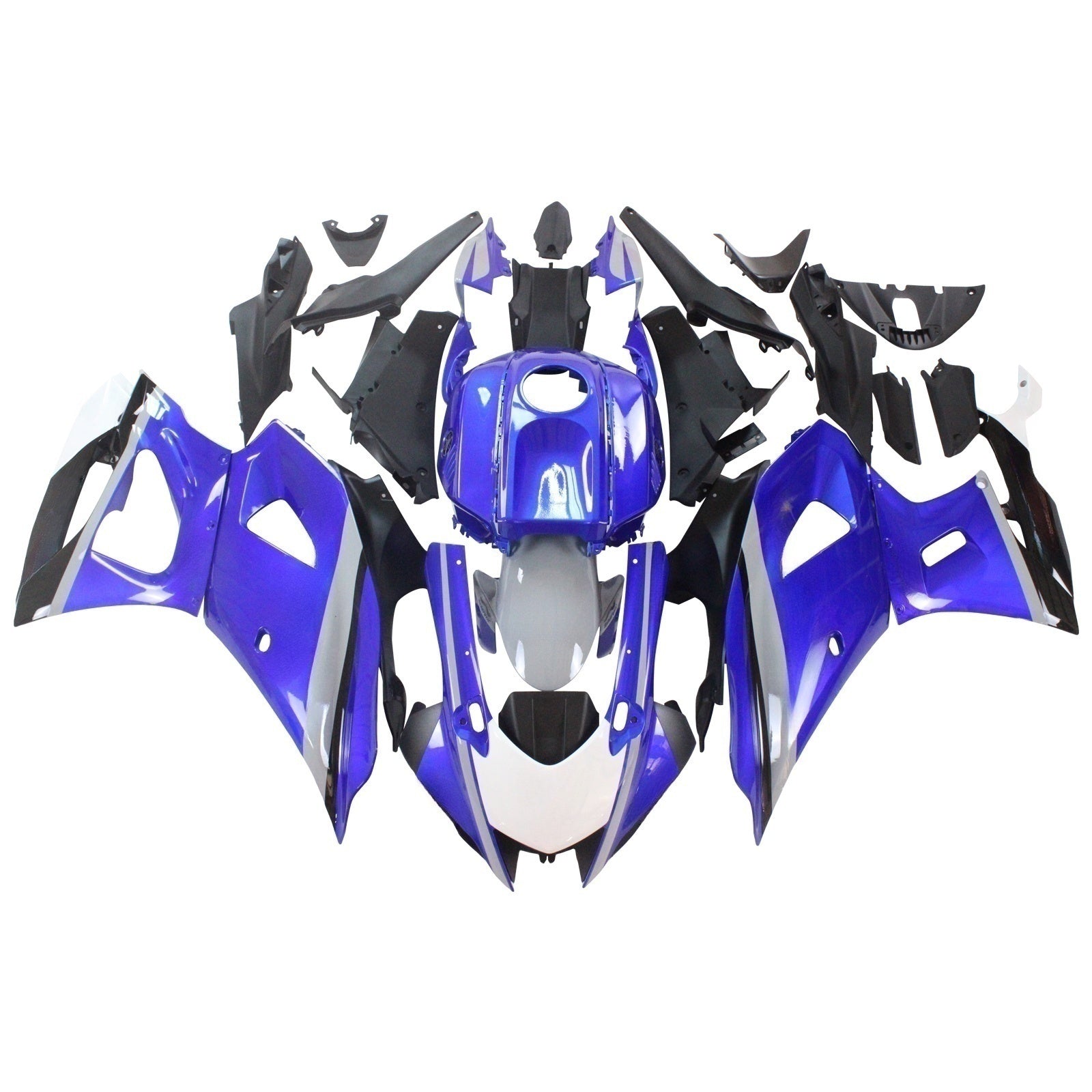 Amotopart 2021-2025 Yamaha YZF-R7 Blue Style2 Fairing Kit
