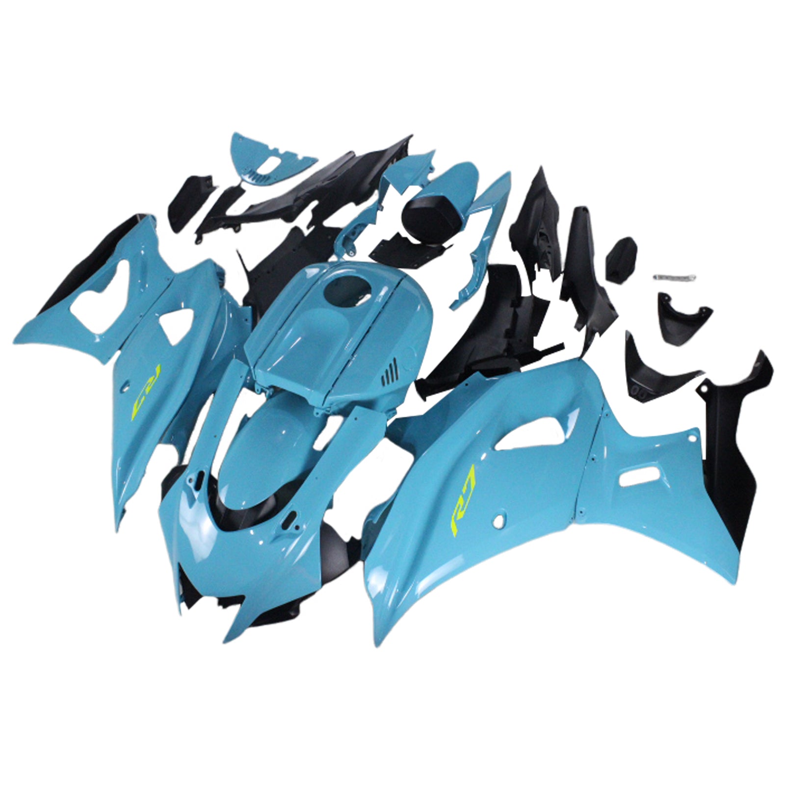 Amotopart 2021-2025 Yamaha YZF-R7 Blue Style5 Zestaw owiewki