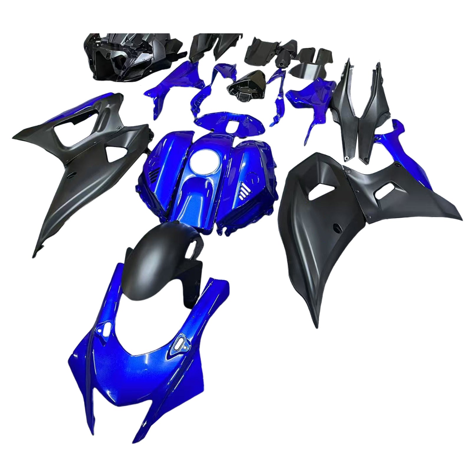 Amotopart 2021-2025 Yamaha YZF-R7 Blue Style4 Fairing Kit