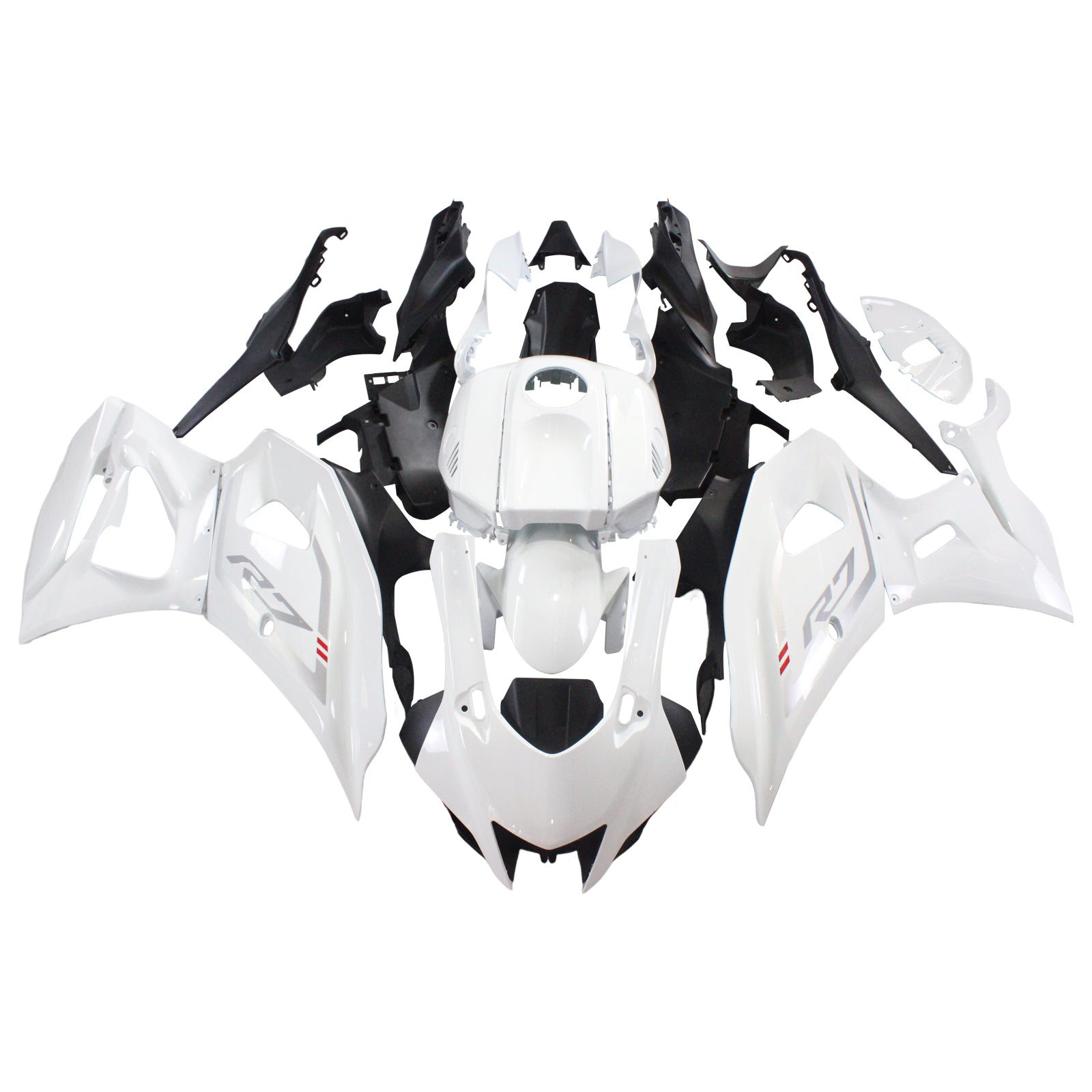 Amotopart 2021-2024 Yamaha YZF-R7 White Fairing Kit