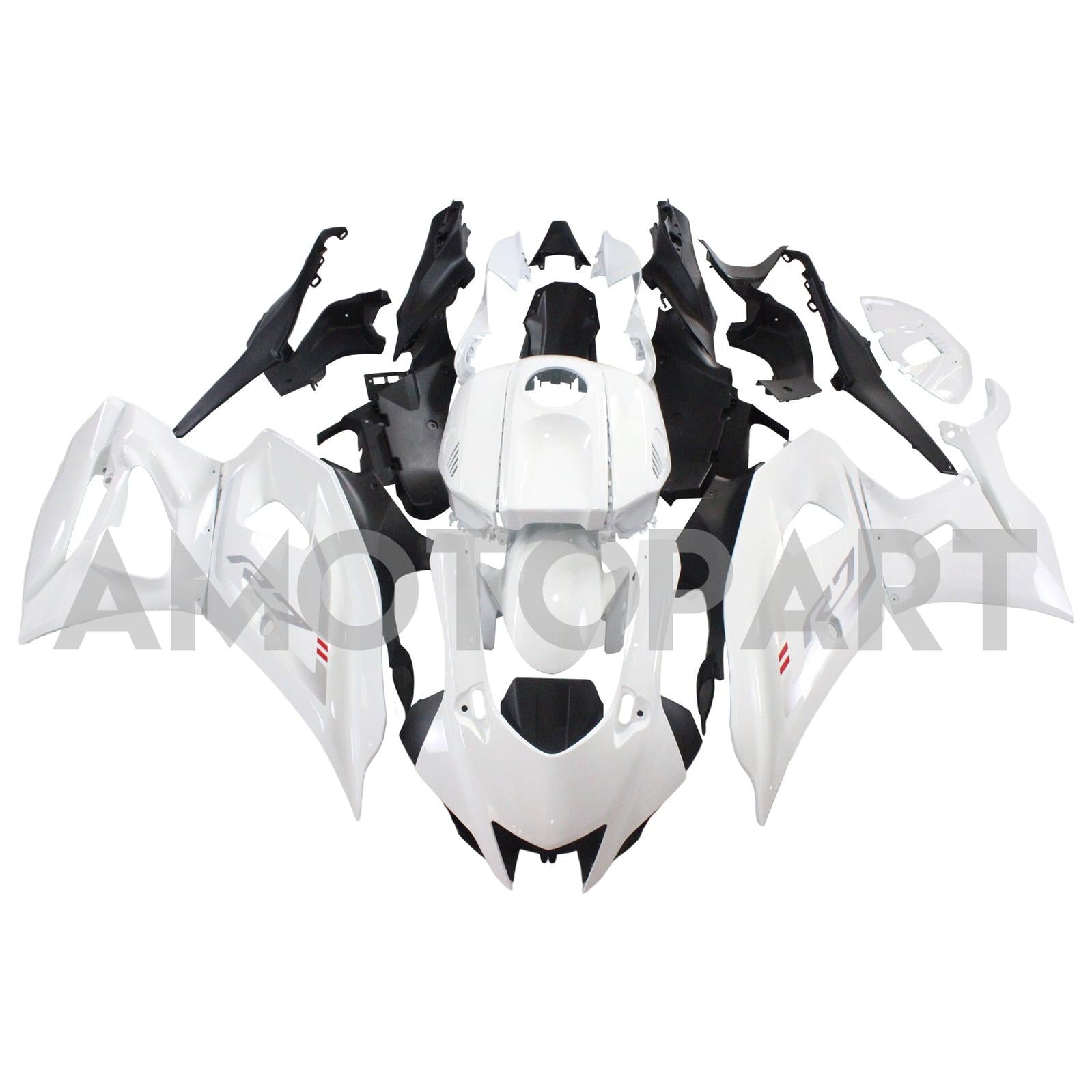 Amotopart 2021-2025 Yamaha YZF-R7 White Fairing Kit
