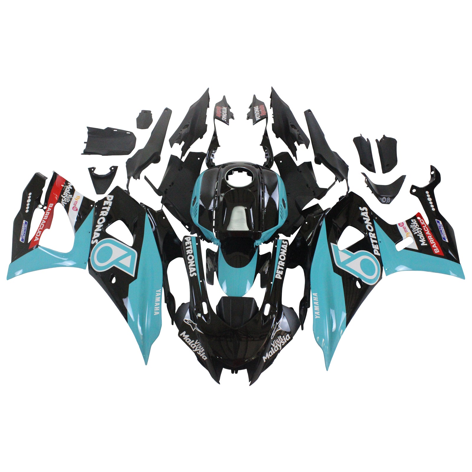 Amotopart 2021-2024 Yamaha YZF-R7 Petronas Fairing Kit