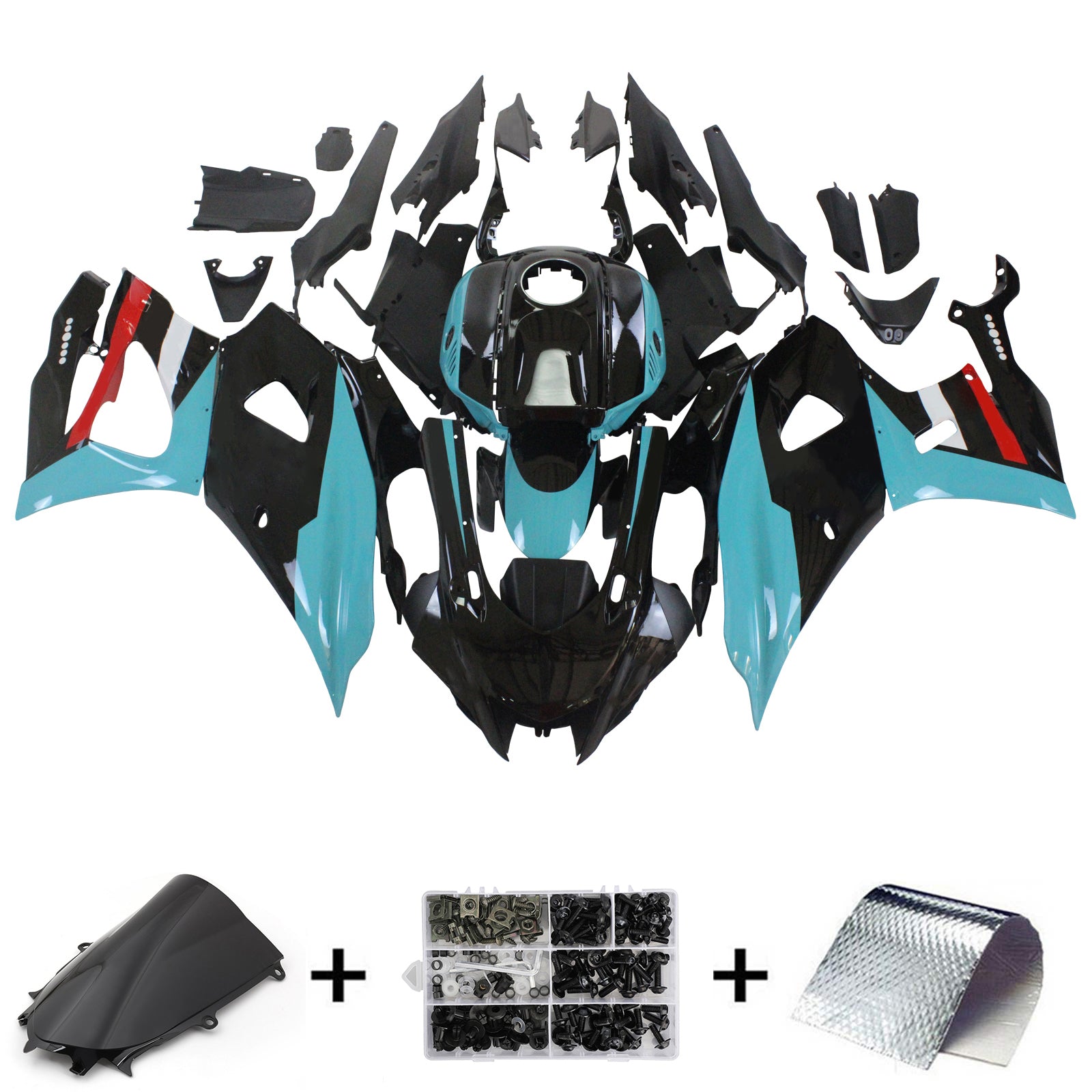 Amotopart 2021-2024 ヤマハ YZF-R7 ペトロナス フェアリングキット