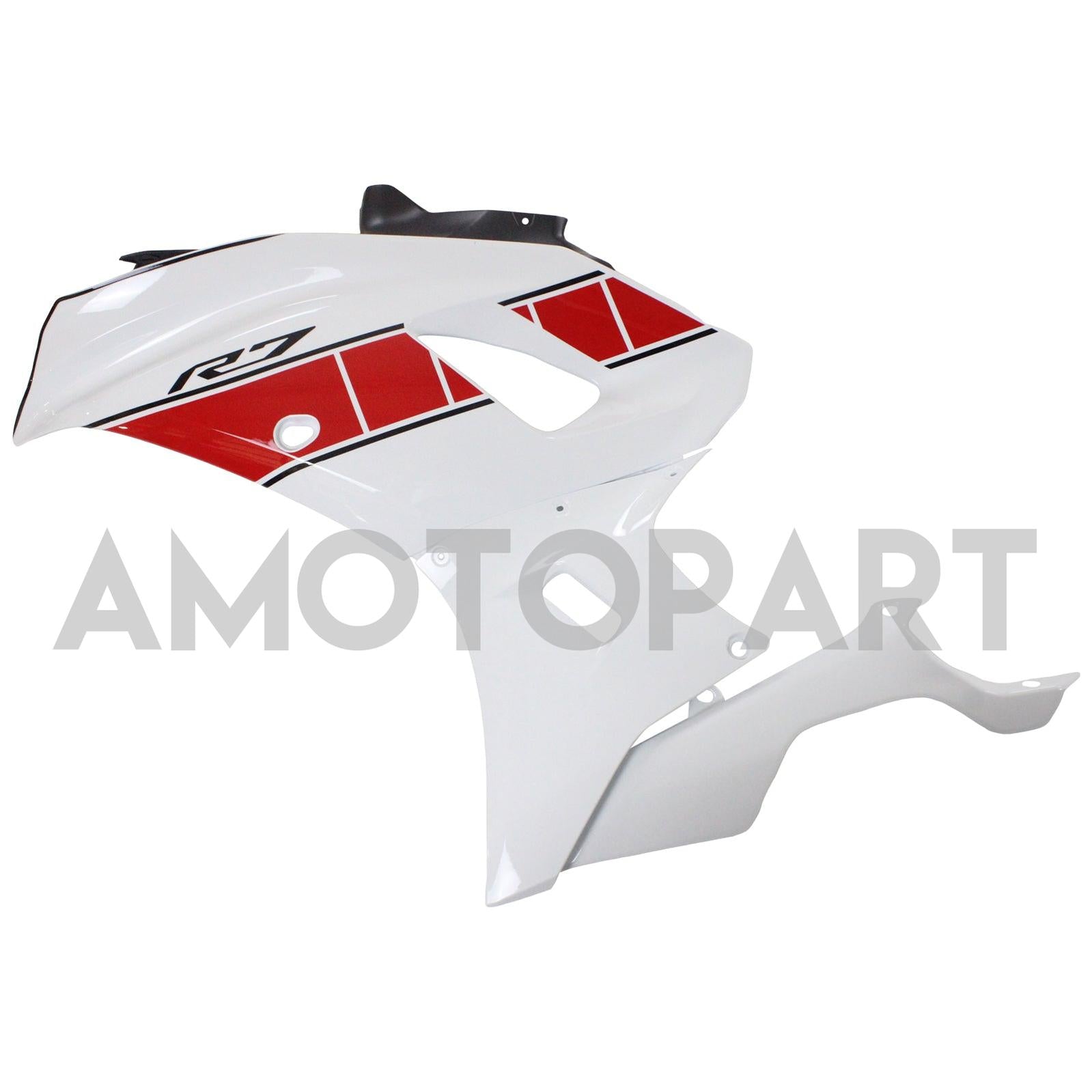 Amotopart 2021-2025 Yamaha YZF-R7 White&Red Fairing Kit