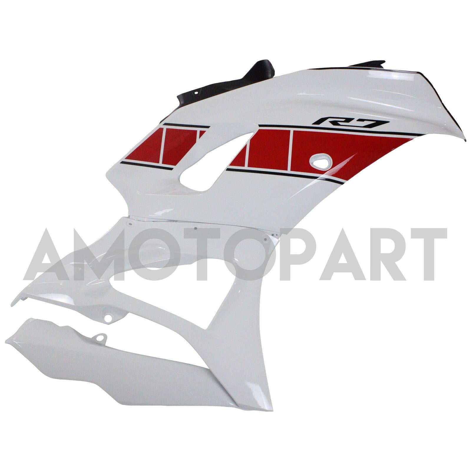 Amotopart 2021-2025 Yamaha YZF-R7 White&Red Fairing Kit