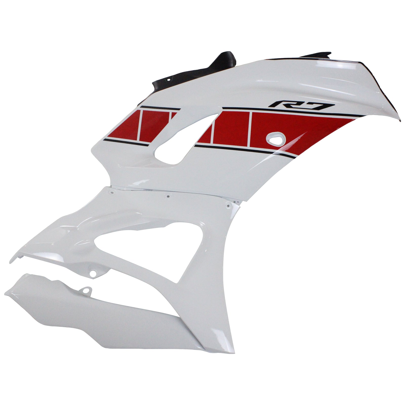 Amotopart 2021-2024 Yamaha YZF-R7 White&Red Fairing Kit