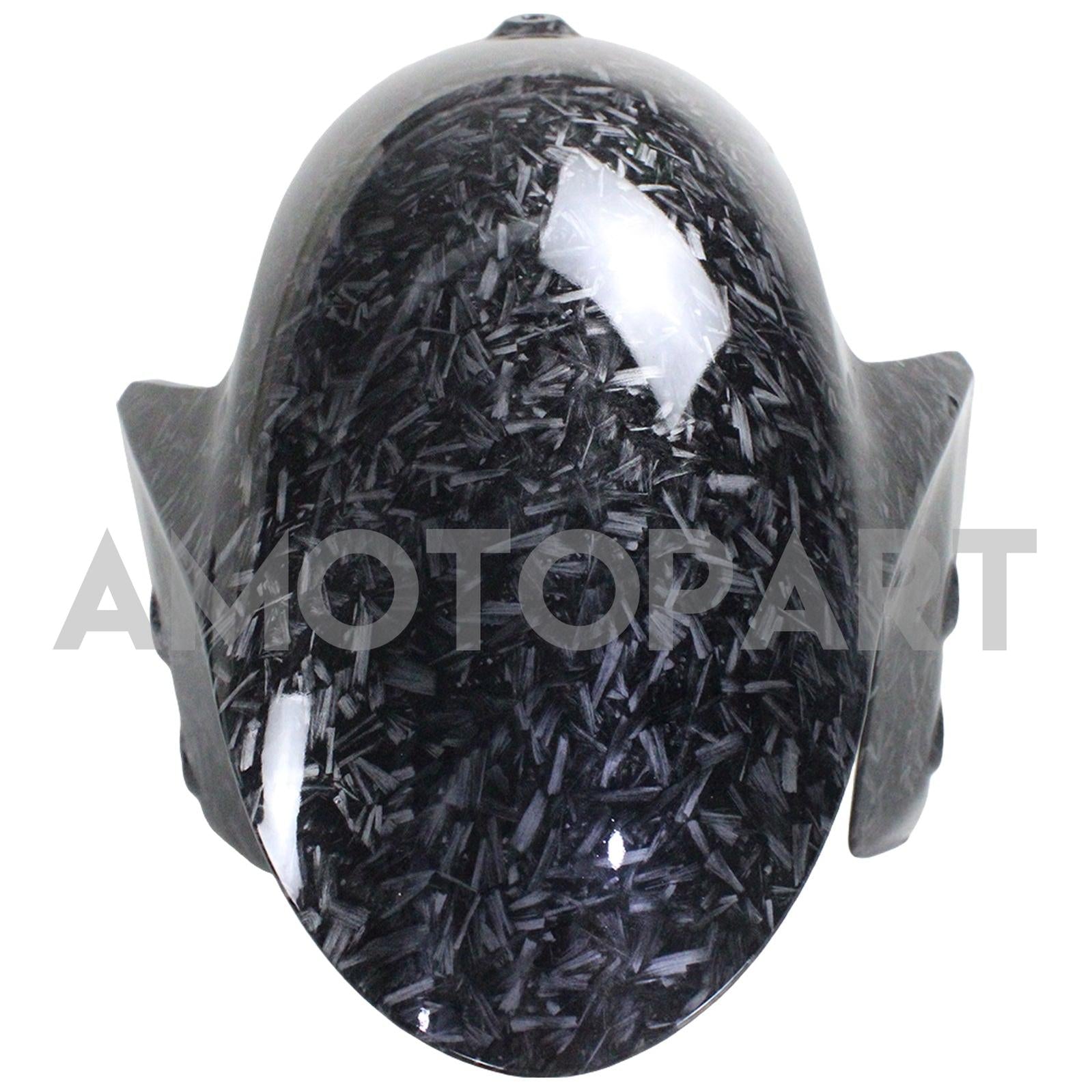 Amotopart 2021-2025 Yamaha YZF-R7 Carbon Fiber Marble Black Fairing Kit