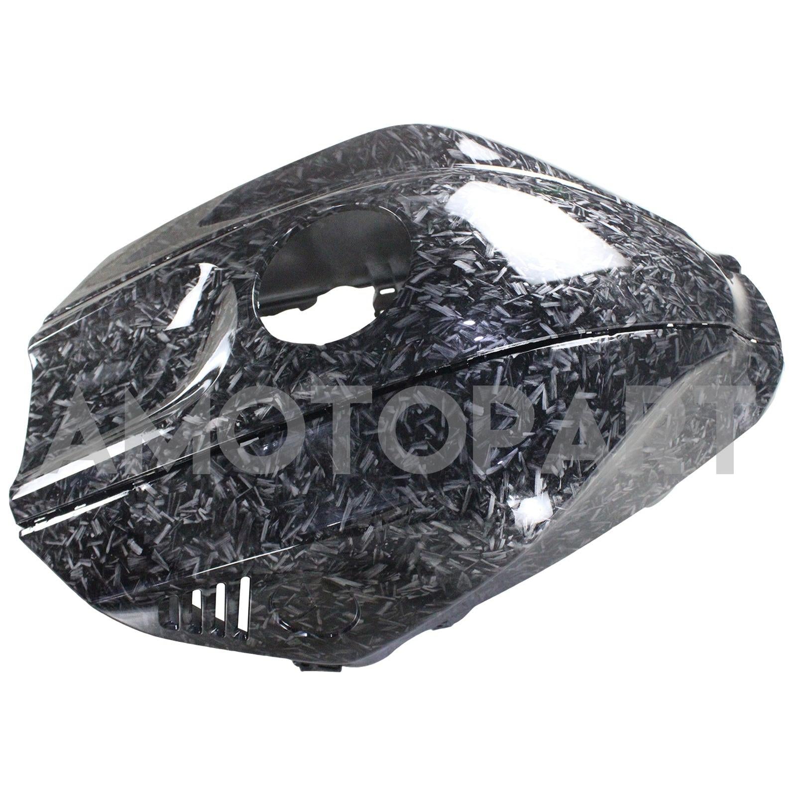 Amotopart 2021-2025 Yamaha YZF-R7 Carbon Fiber Marble Black Fairing Kit