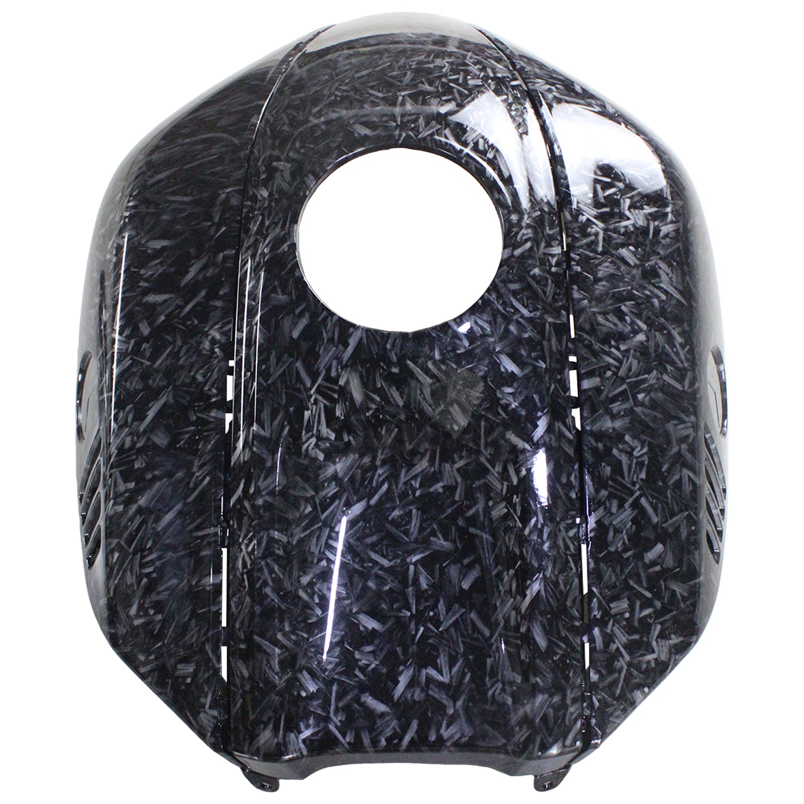 Amotopart 2021-2024 Yamaha YZF-R7 Carbon Fiber Marble Black Fairing Kit