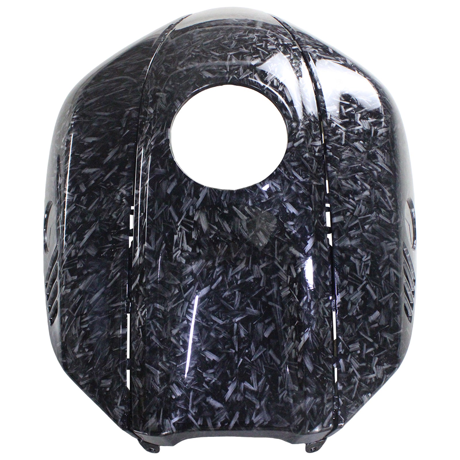 Amotopart 2021-2025 Yamaha YZF-R7 Carbon Fiber Marble Black Fairing Kit