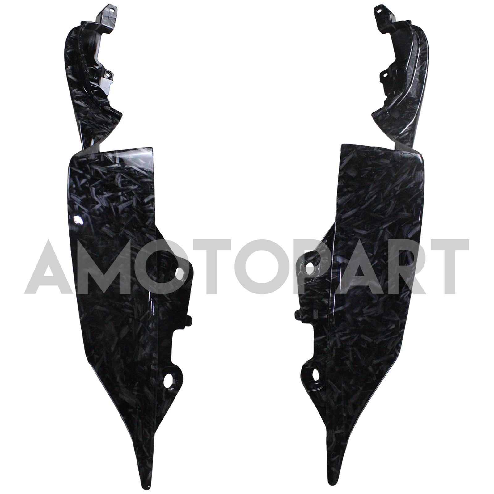 Amotopart 2021-2025 Yamaha YZF-R7 Carbon Fiber Marble Black Fairing Kit