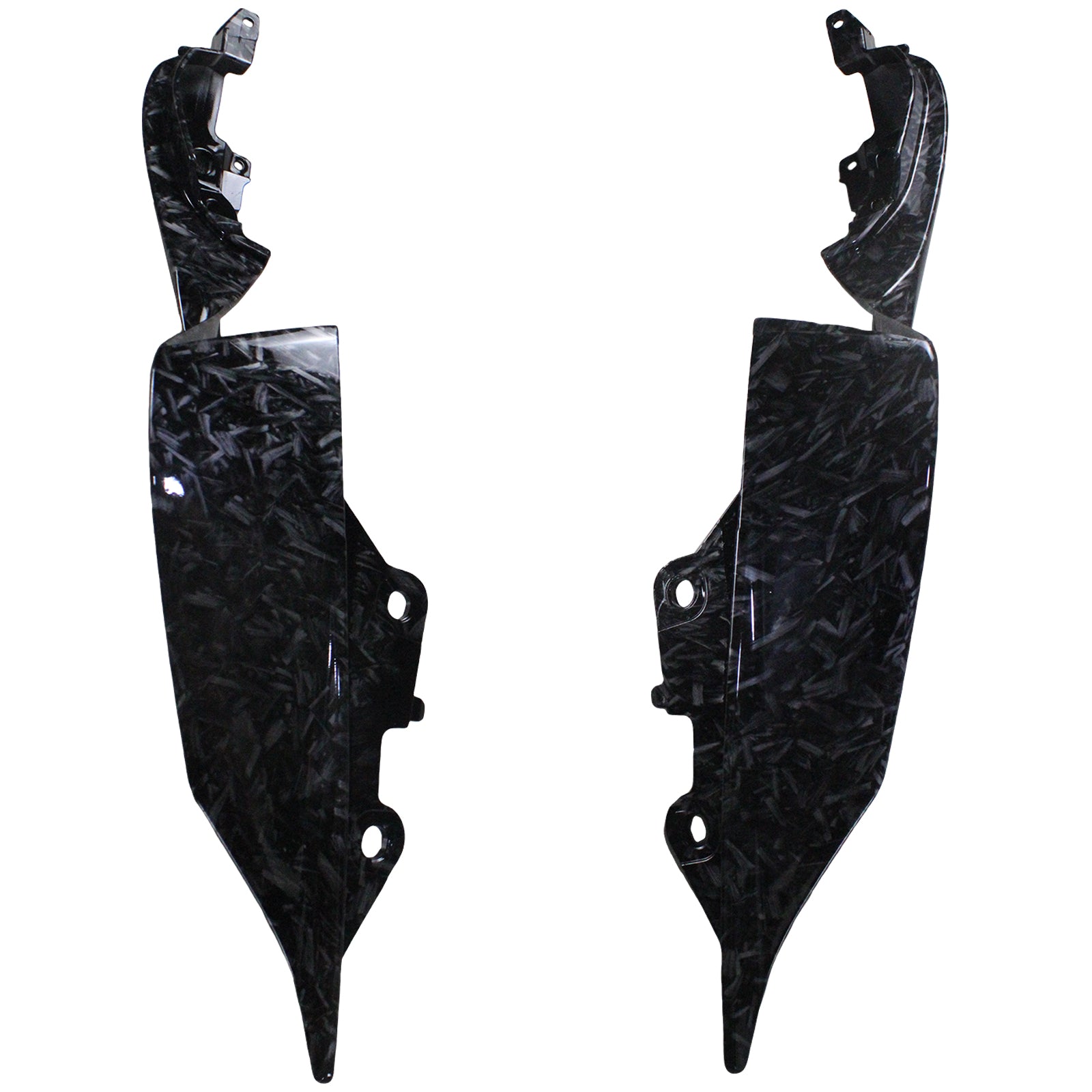 Amotopart 2021-2024 Yamaha YZF-R7 Carbon Fiber Marble Black Fairing Kit