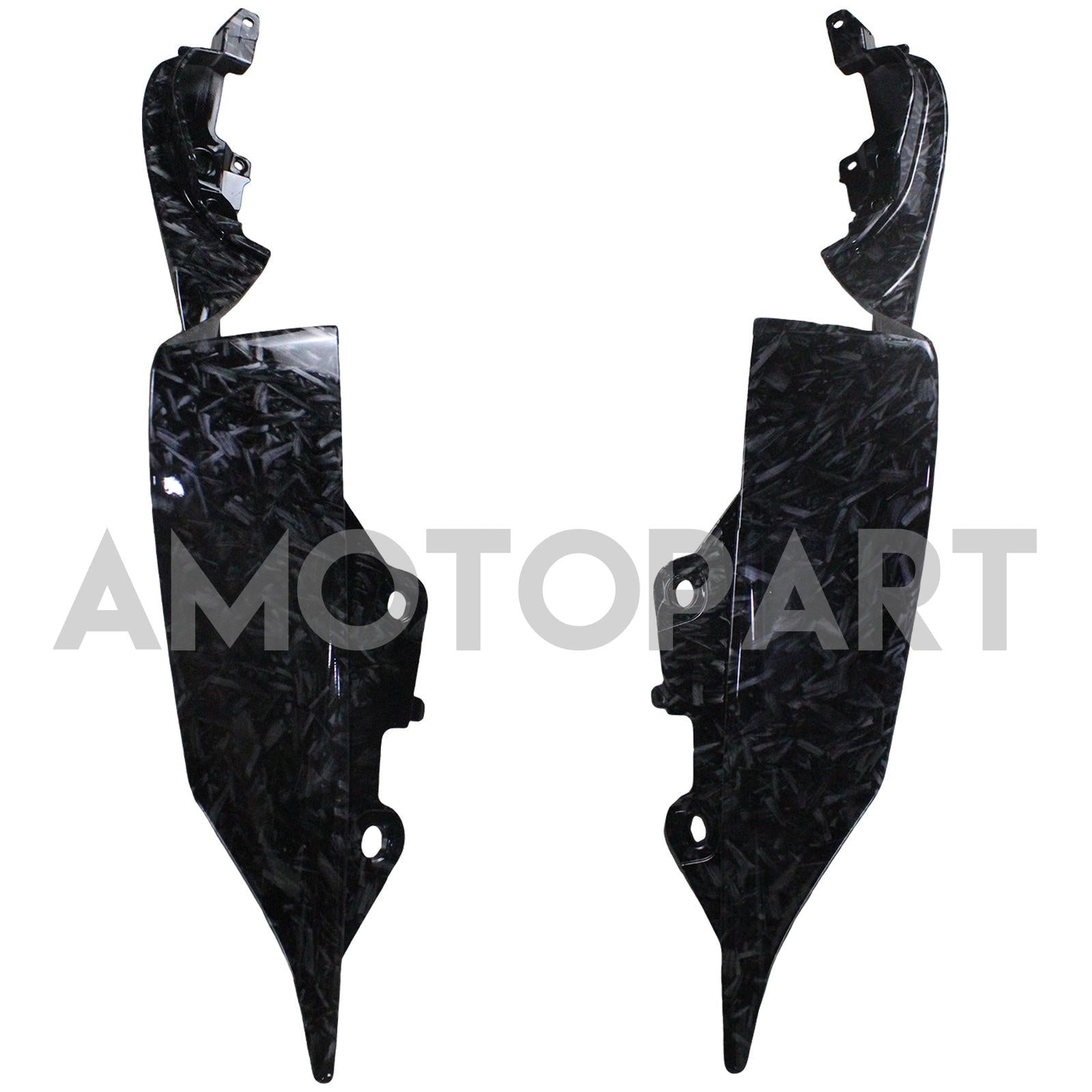 Amotopart 2021-2024 Kit carena nera in marmo Yamaha YZF-R7 in fibra di carbonio