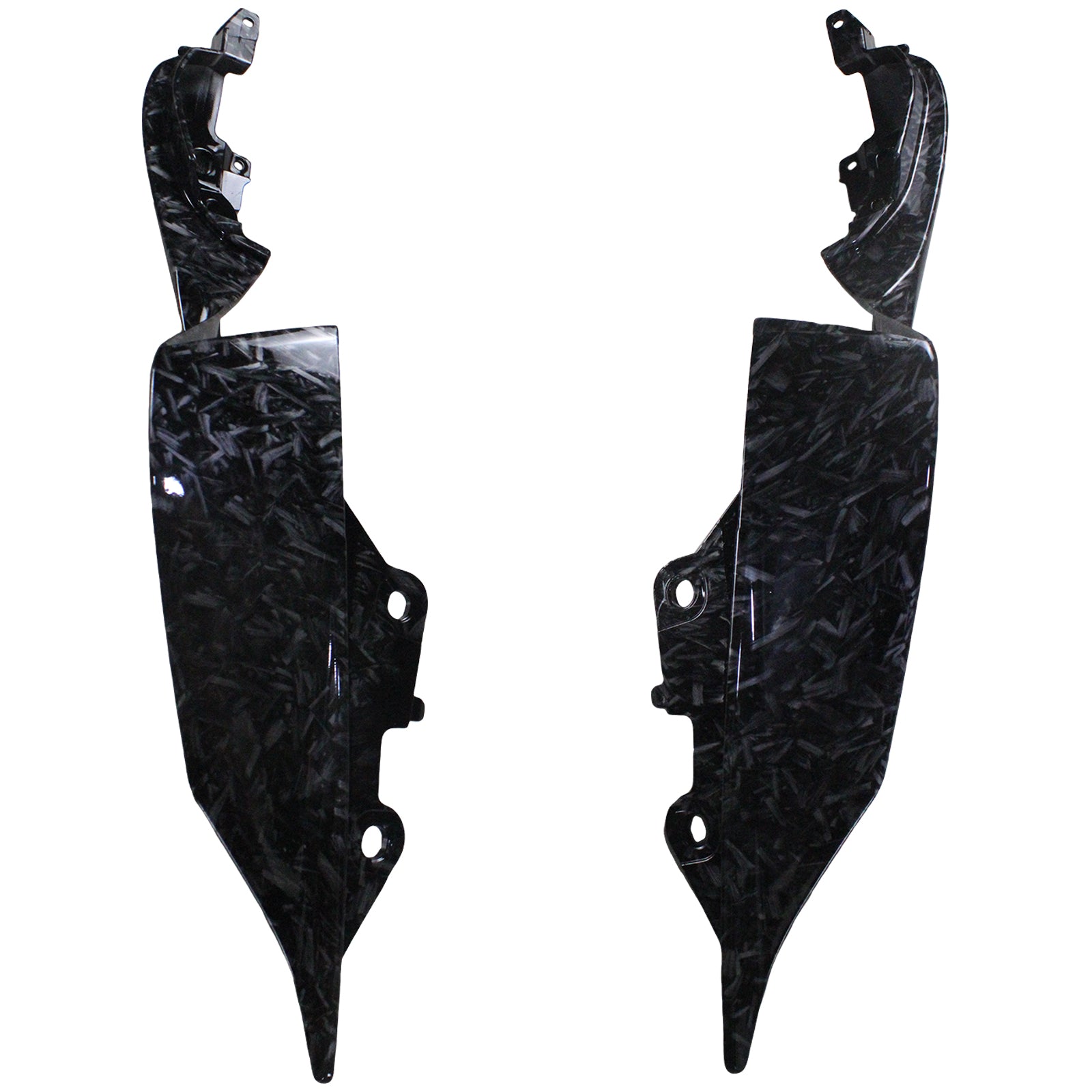 Amotopart 2021-2025 Yamaha YZF-R7 Carbon Fiber Marble Black Fairing Kit