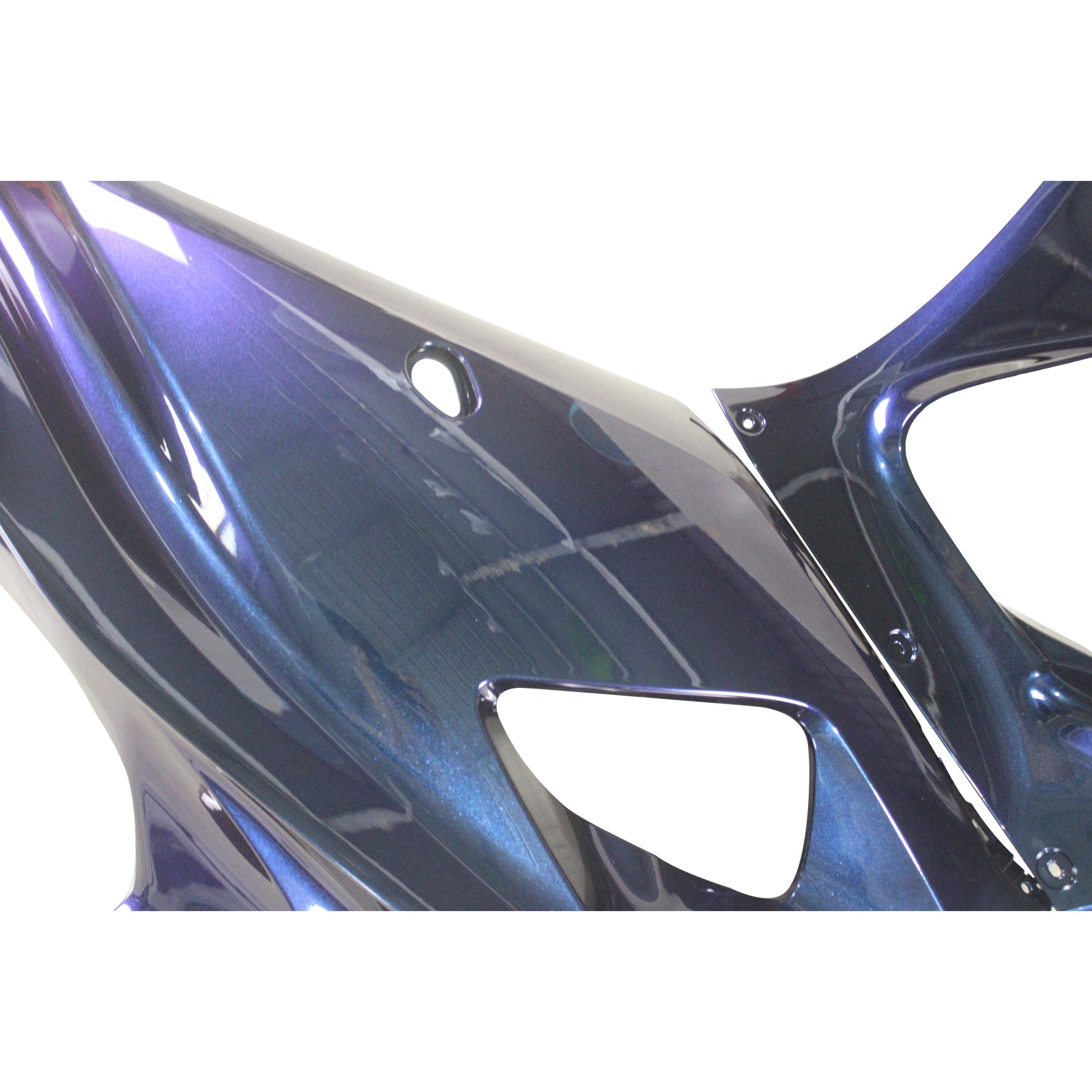 Amotopart 2021-2024 Kit carena Yamaha YZF-R7 sfumata blu e viola Style2