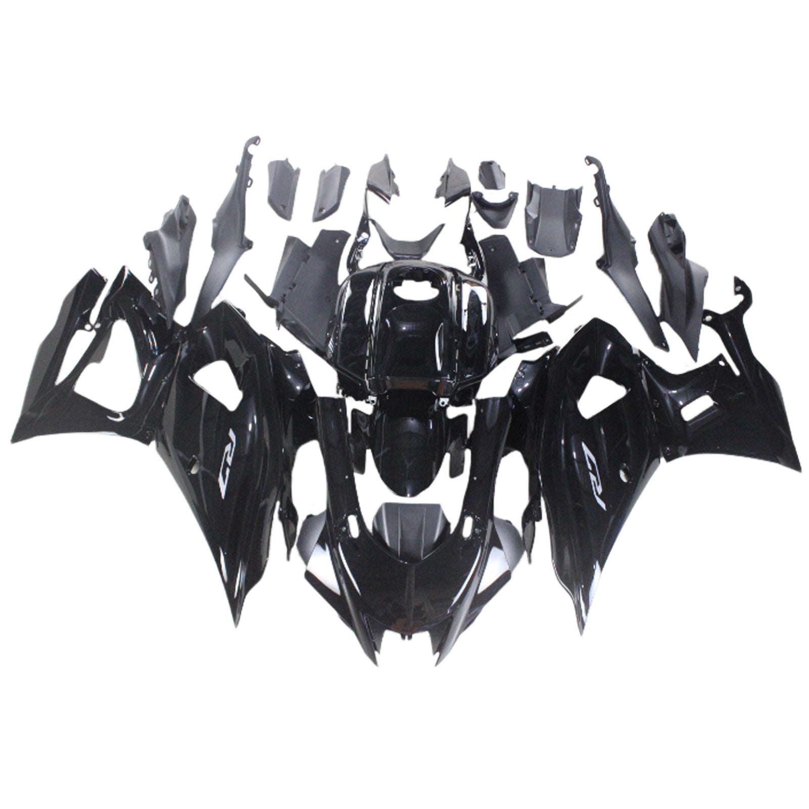 Amotopart 2021-2025 Yamaha YZF-R7 Gloss Black Fairing Kit
