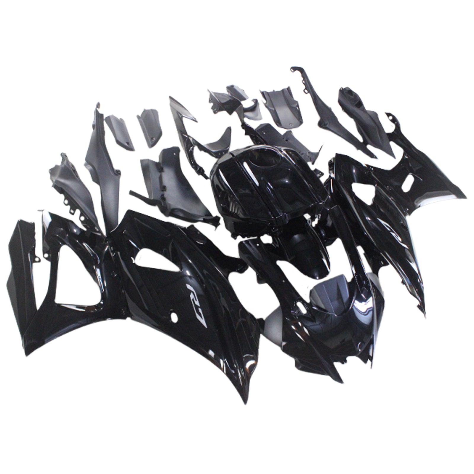 Amotopart 2021-2025 Yamaha YZF-R7 Gloss Black Fairing Kit