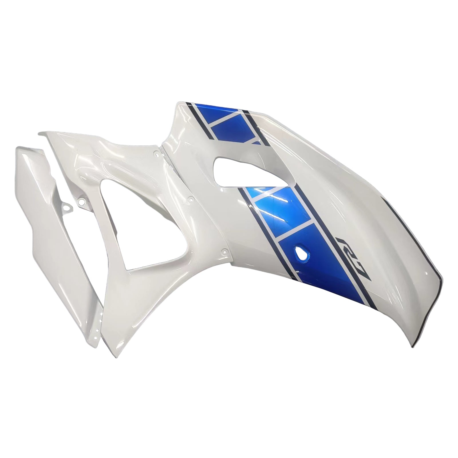 Amotopart 2021-2024 Yamaha YZF-R7 Blue&White Style2 Fairing Kit