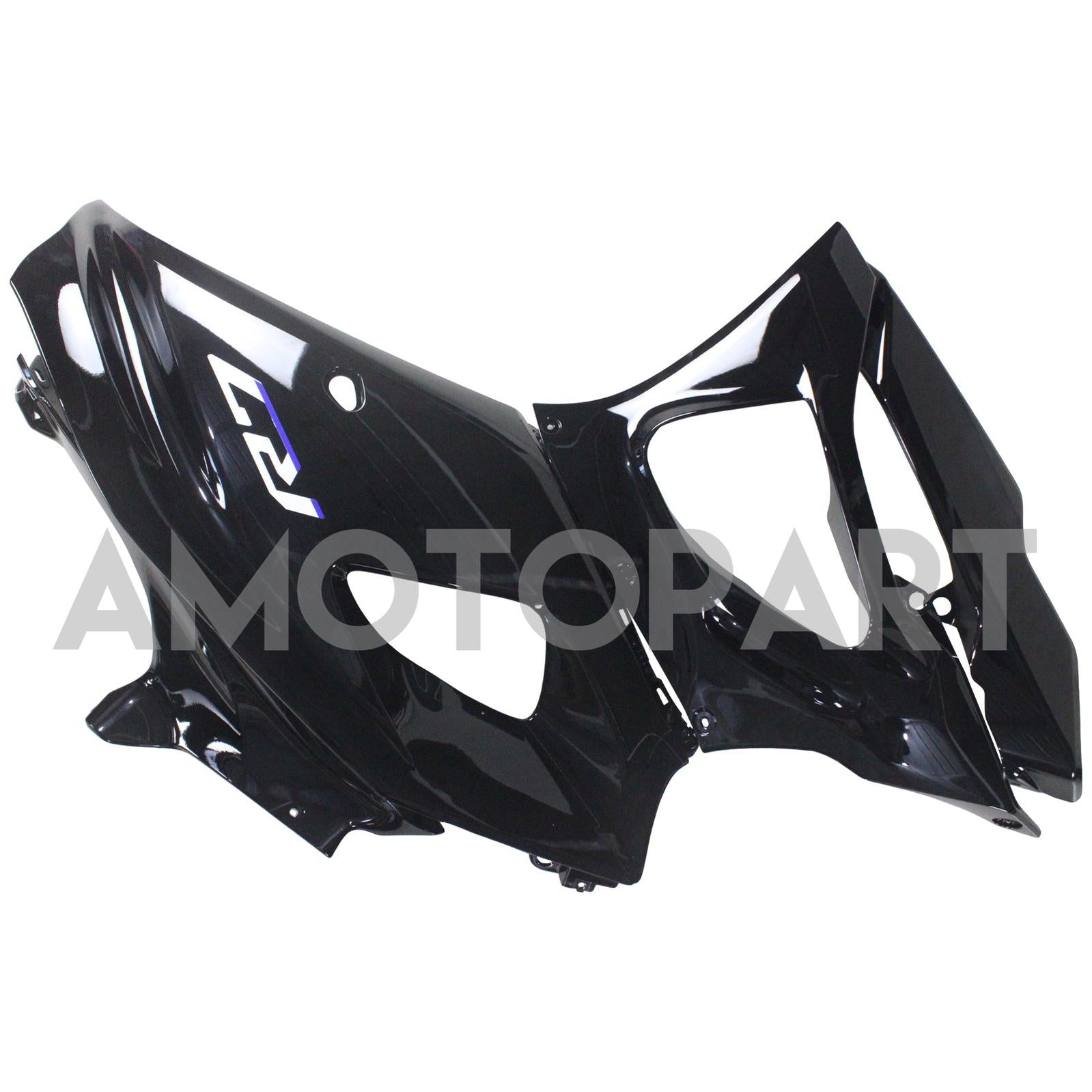 Amotopart 2021-2025 Yamaha YZF-R7 Gradient Black with Blue Logo Fairing Kit