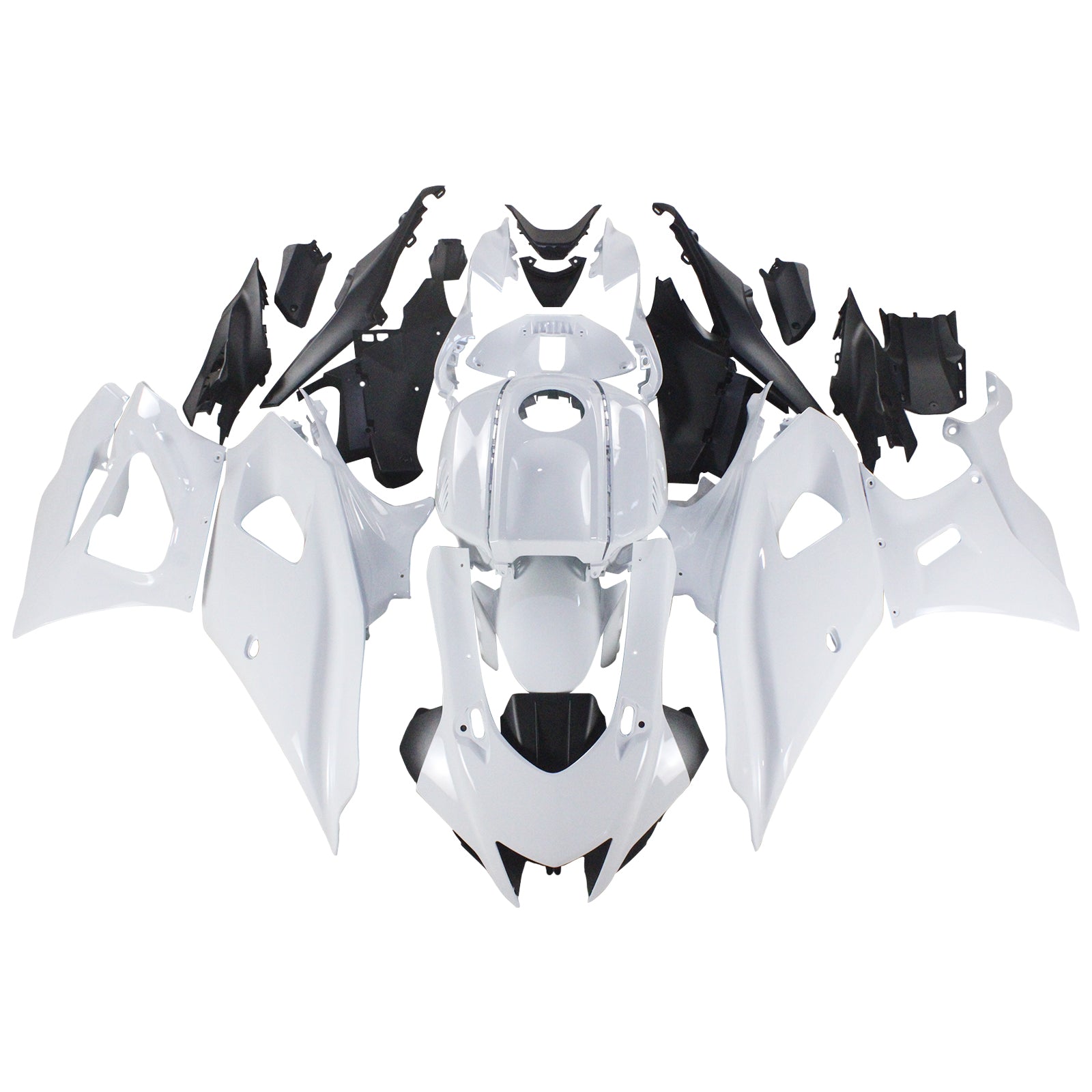 Amotopart 2021-2024 Yamaha YZF-R7 Gradient White Fairing Kit