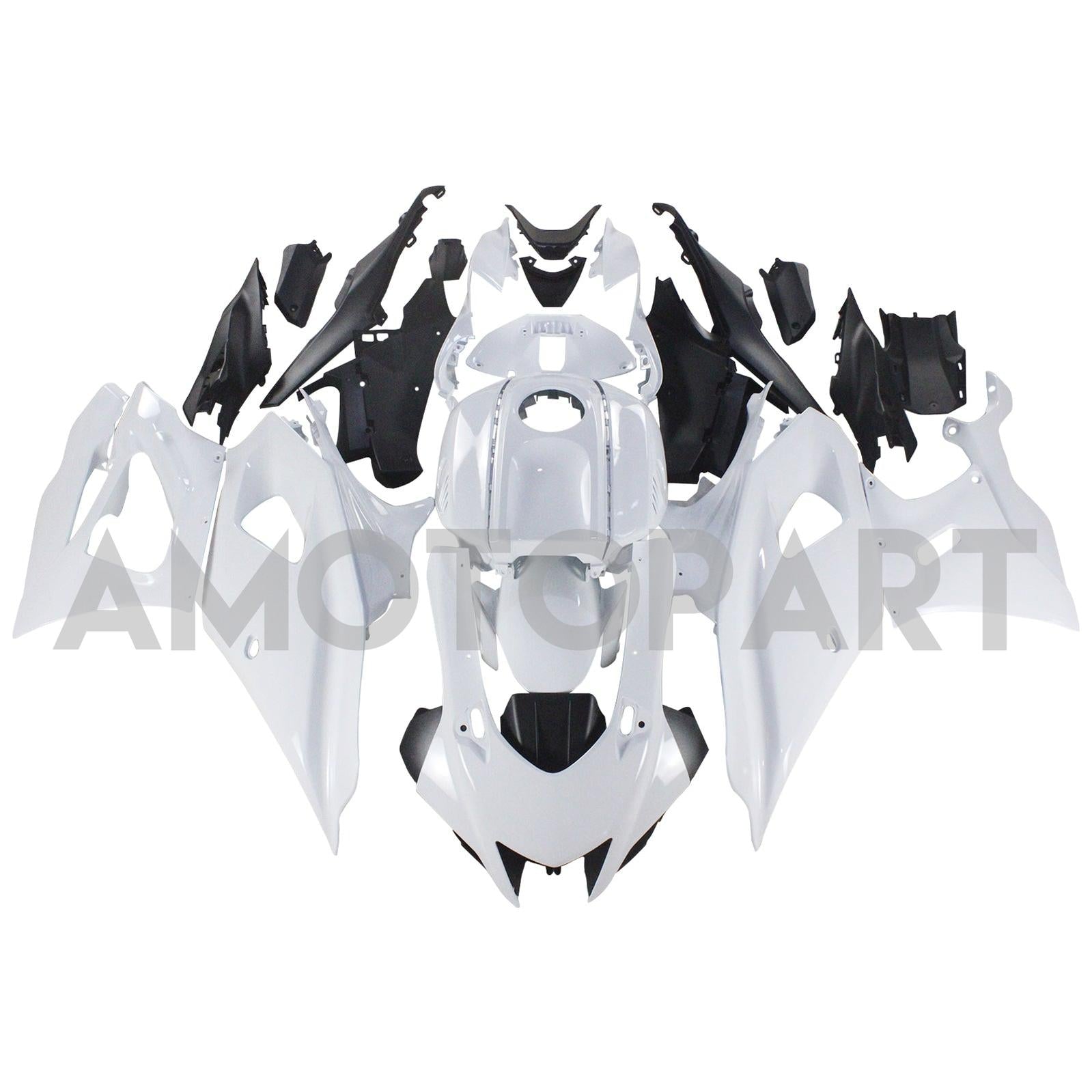 Amotopart 2021-2025 Yamaha YZF-R7 White Fairing Kit