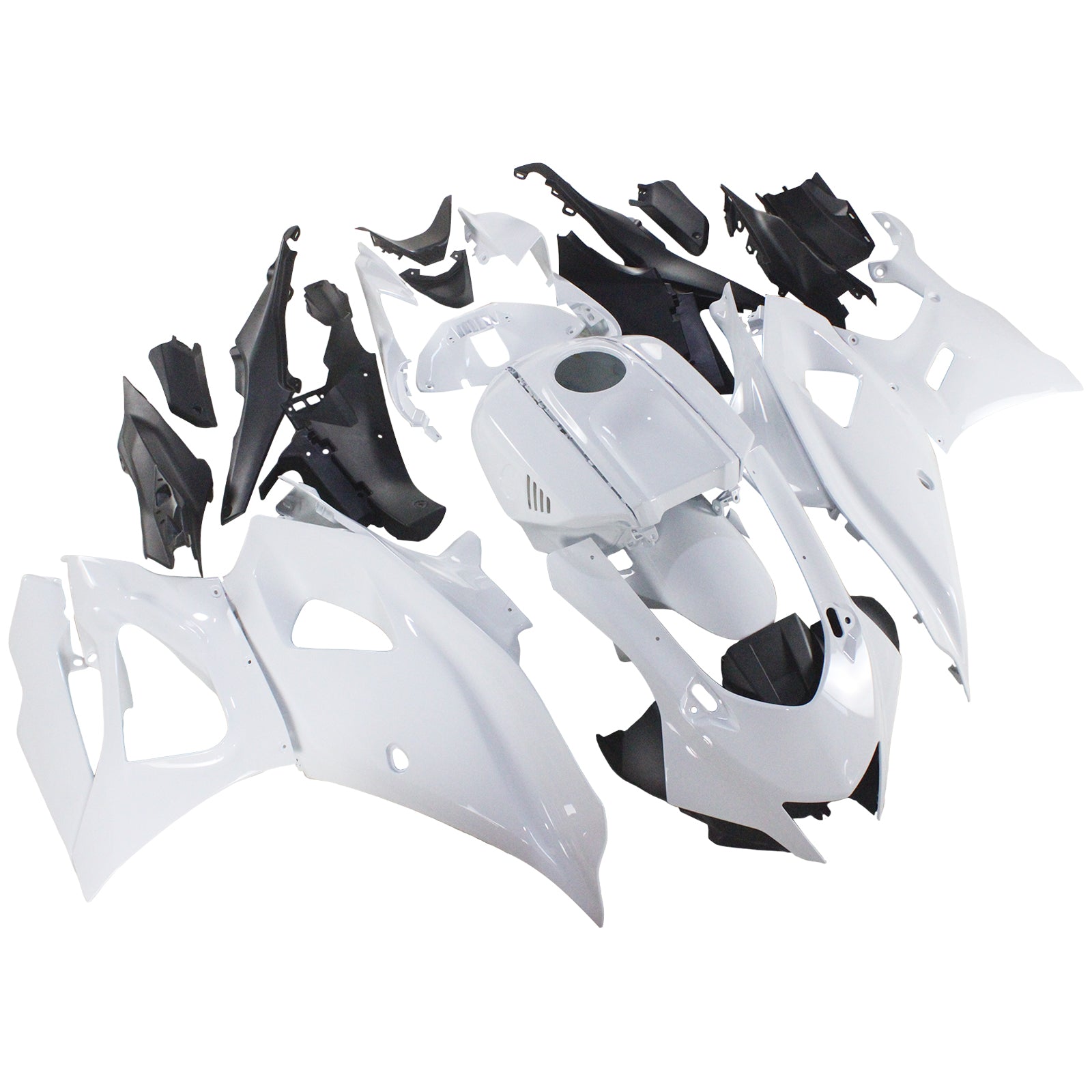 Amotopart 2021-2024 Yamaha YZF-R7 Gradient White Fairing Kit