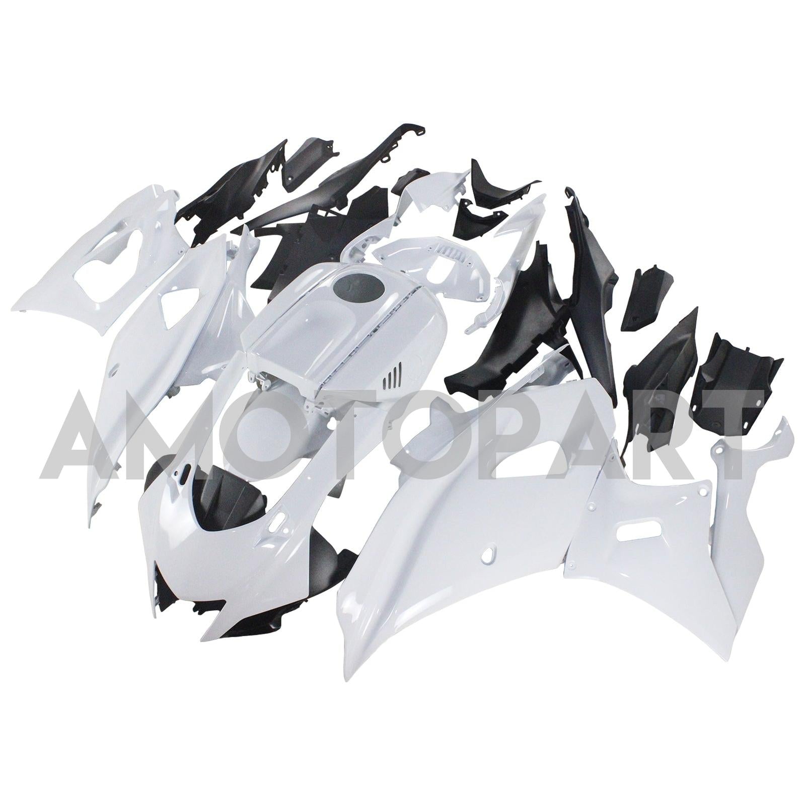 Amotopart 2021-2025 Yamaha YZF-R7 White Fairing Kit