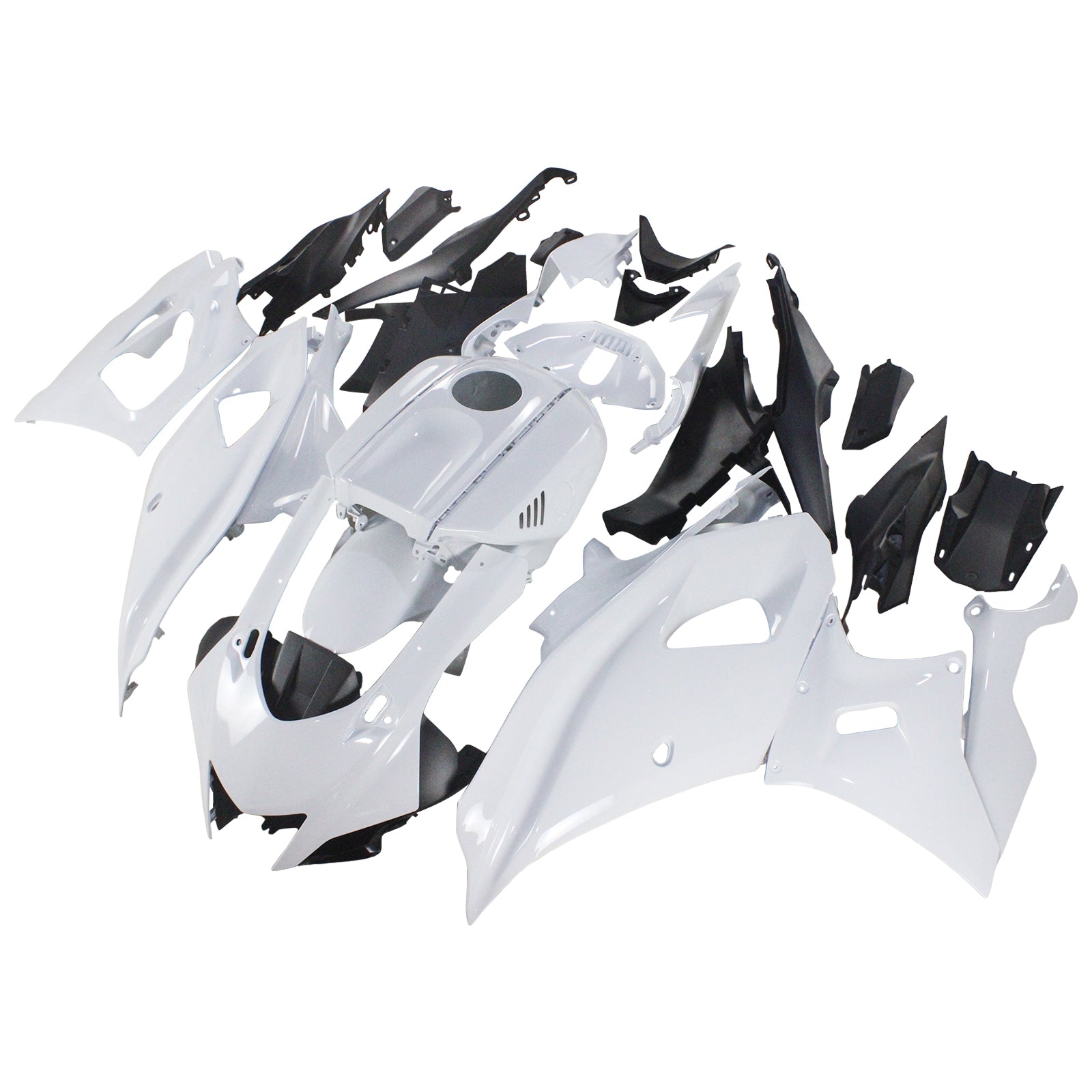 Amotopart 2021-2024 Yamaha YZF-R7 Gradient White Fairing Kit