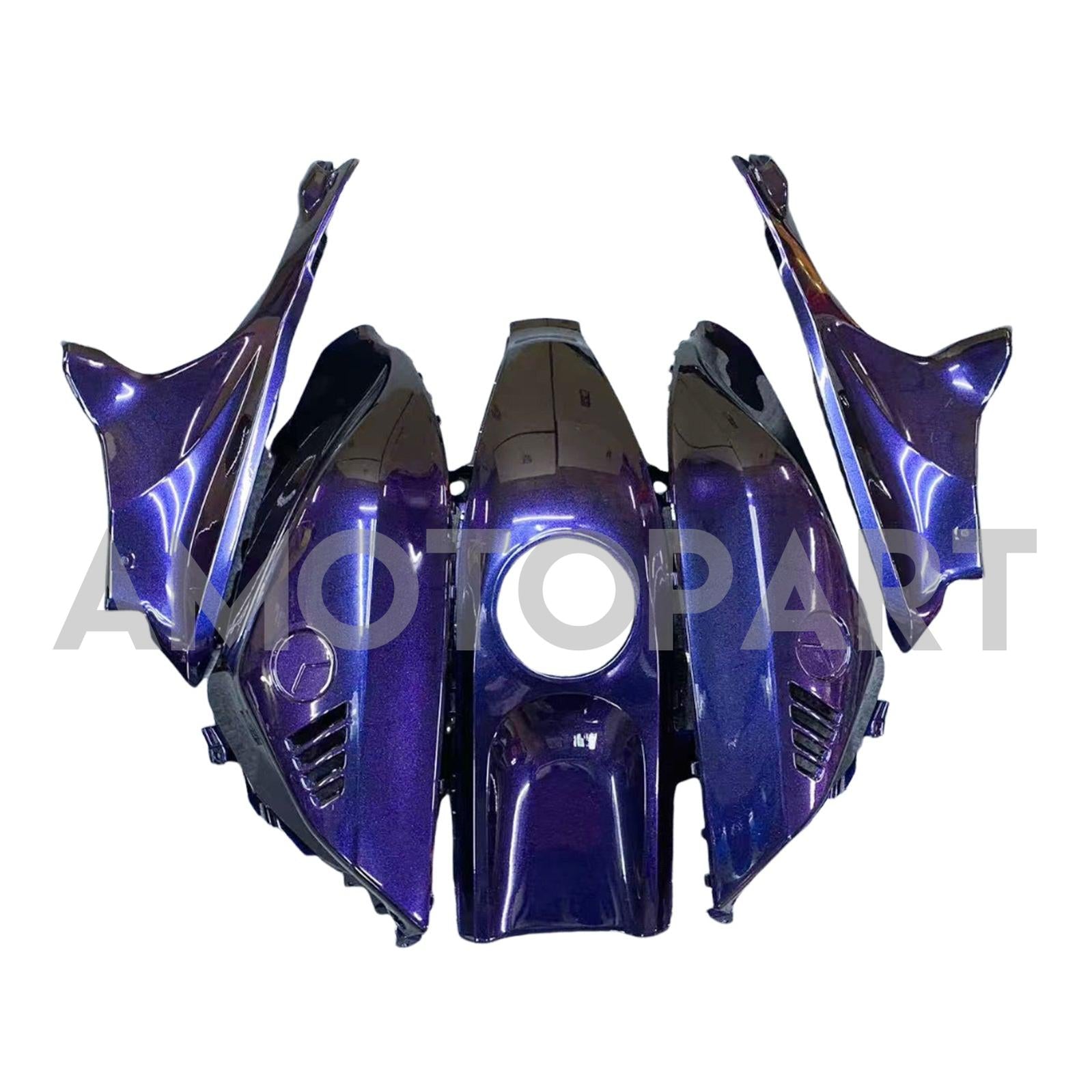 Amotopart 2021-2025 Yamaha YZF-R7 Gradient Blue&Purple Style1 Fairing Kit