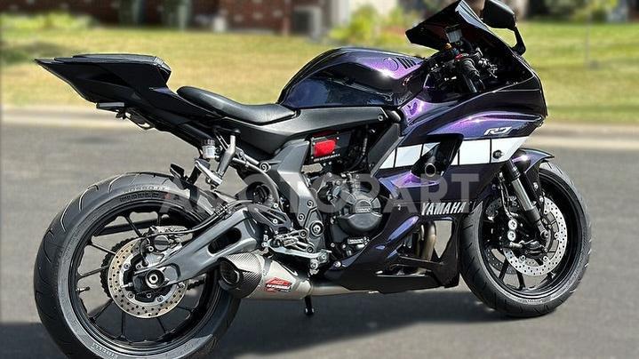 Amotopart 2021-2025 Yamaha YZF-R7 Gradient Blue&Purple Style1 Fairing Kit