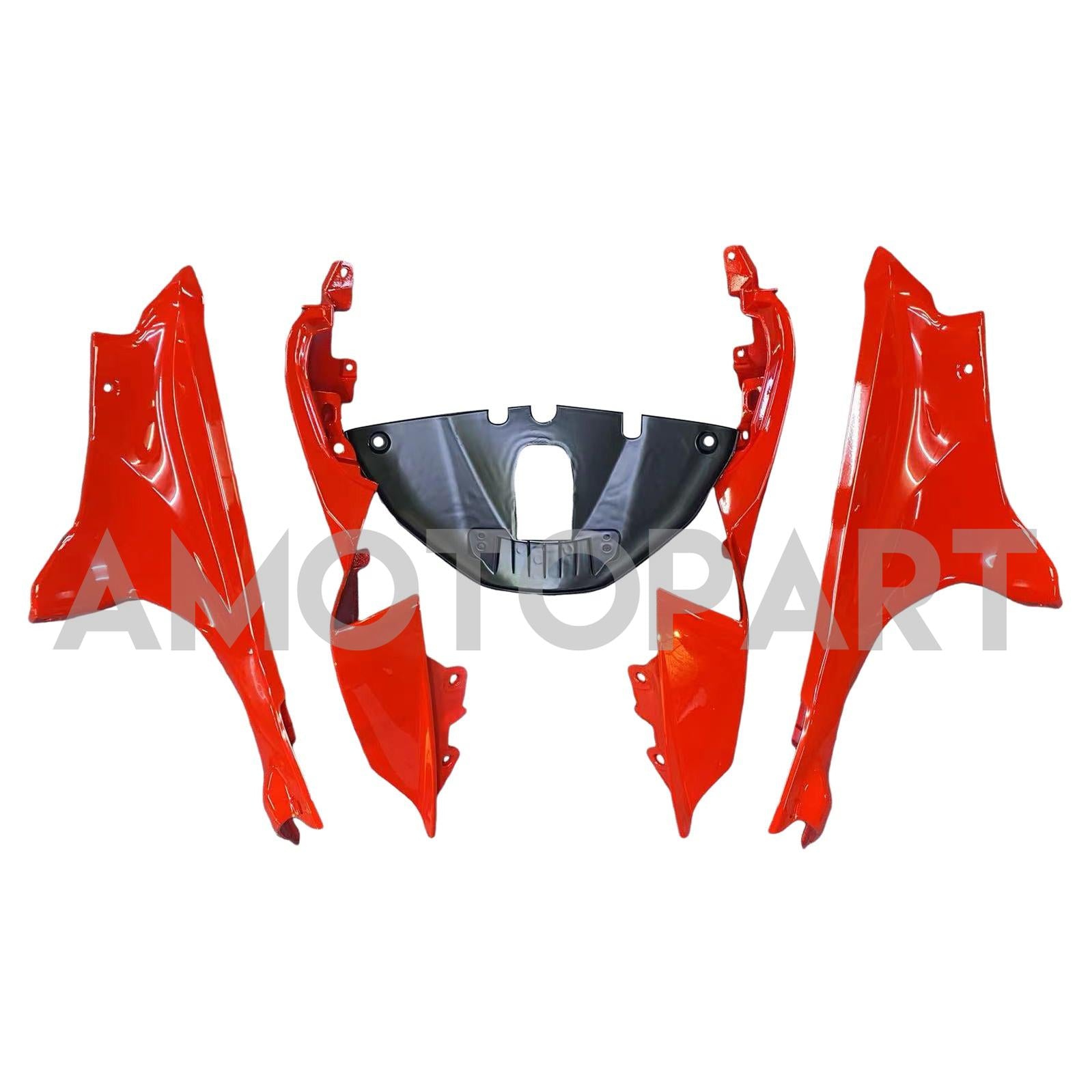 Amotopart 2021-2025 Yamaha YZF-R7 Black Red Fairing Kit