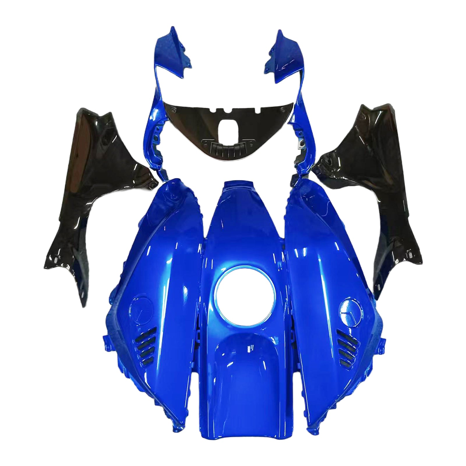 Amotopart 2021-2025 Yamaha YZF-R7 Blue Black Fairing Kit