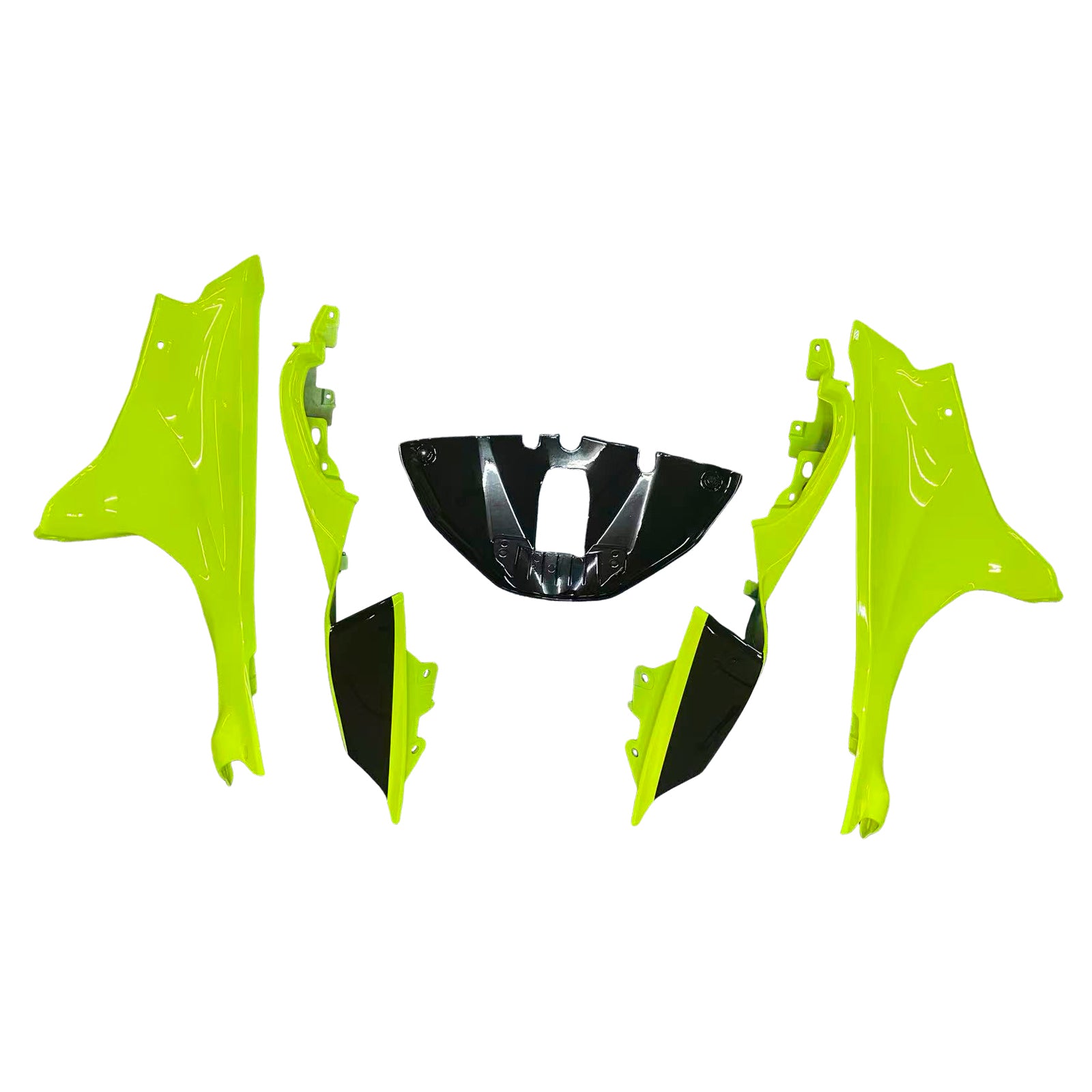 Amotopart 2021-2025 Yamaha YZF-R7 Black Yellow Blue Fairing Kit