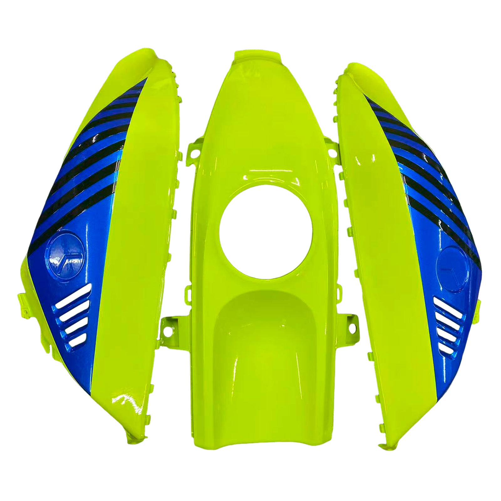 Amotopart 2021-2025 Yamaha YZF-R7 Black Yellow Blue Fairing Kit