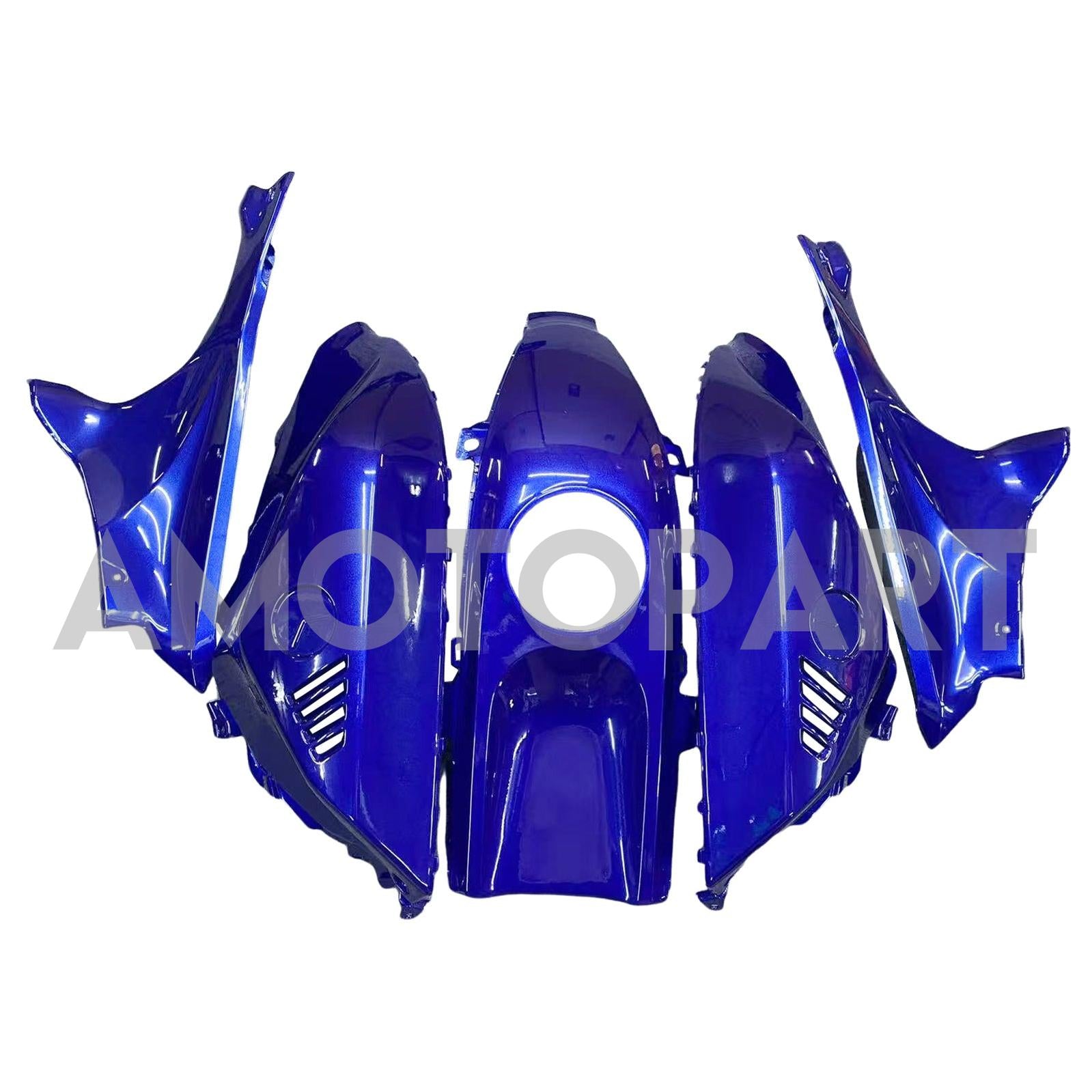 Amotopart 2021-2025 Yamaha YZF-R7 Shiny Dark Blue Fairing Kit