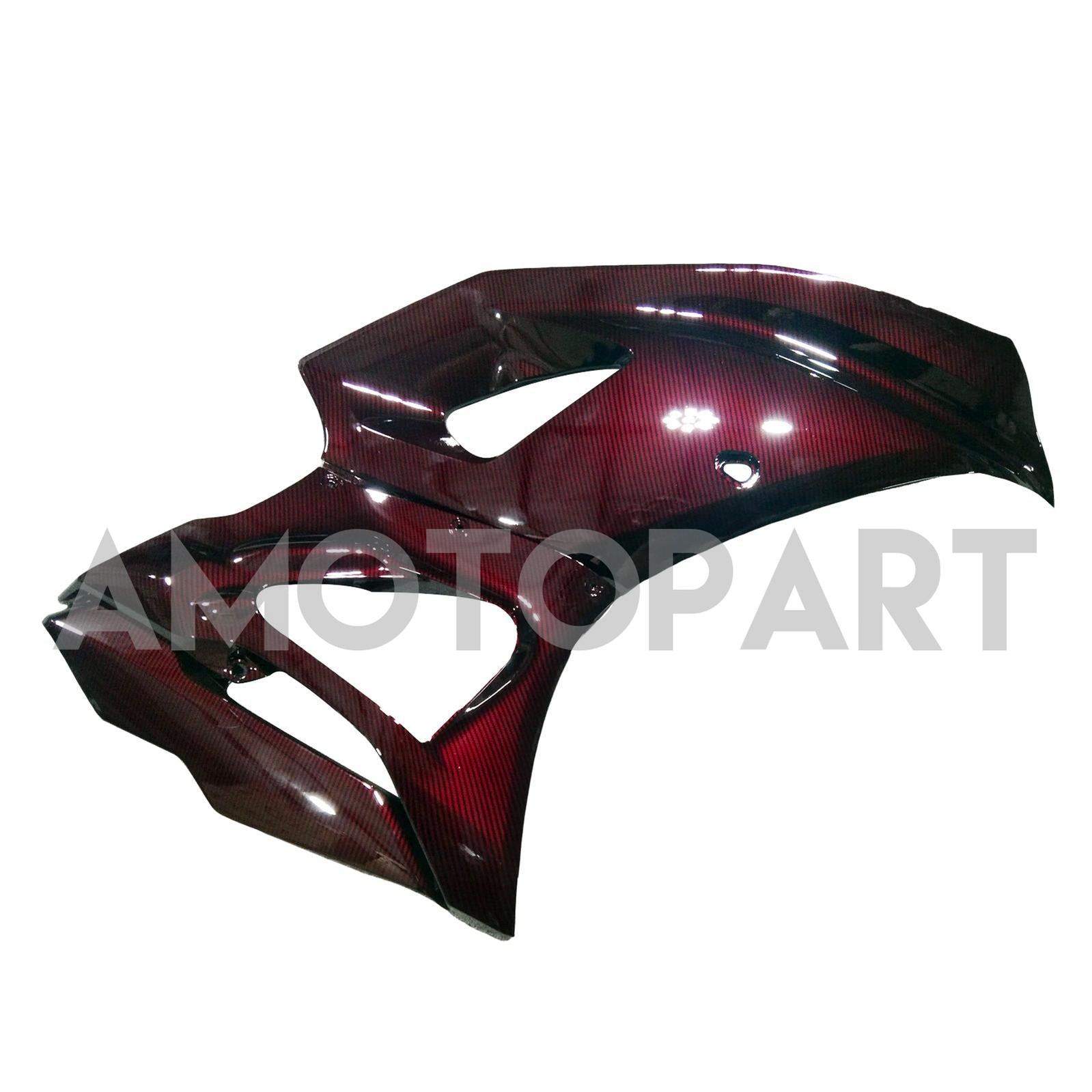 Amotopart 2021-2025 Yamaha YZF-R7 Red Carbon Fiber Fairing Kit
