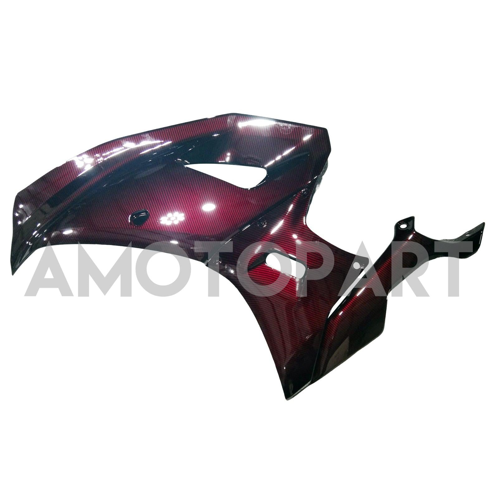 Amotopart 2021-2025 Yamaha YZF-R7 Red Carbon Fiber Fairing Kit