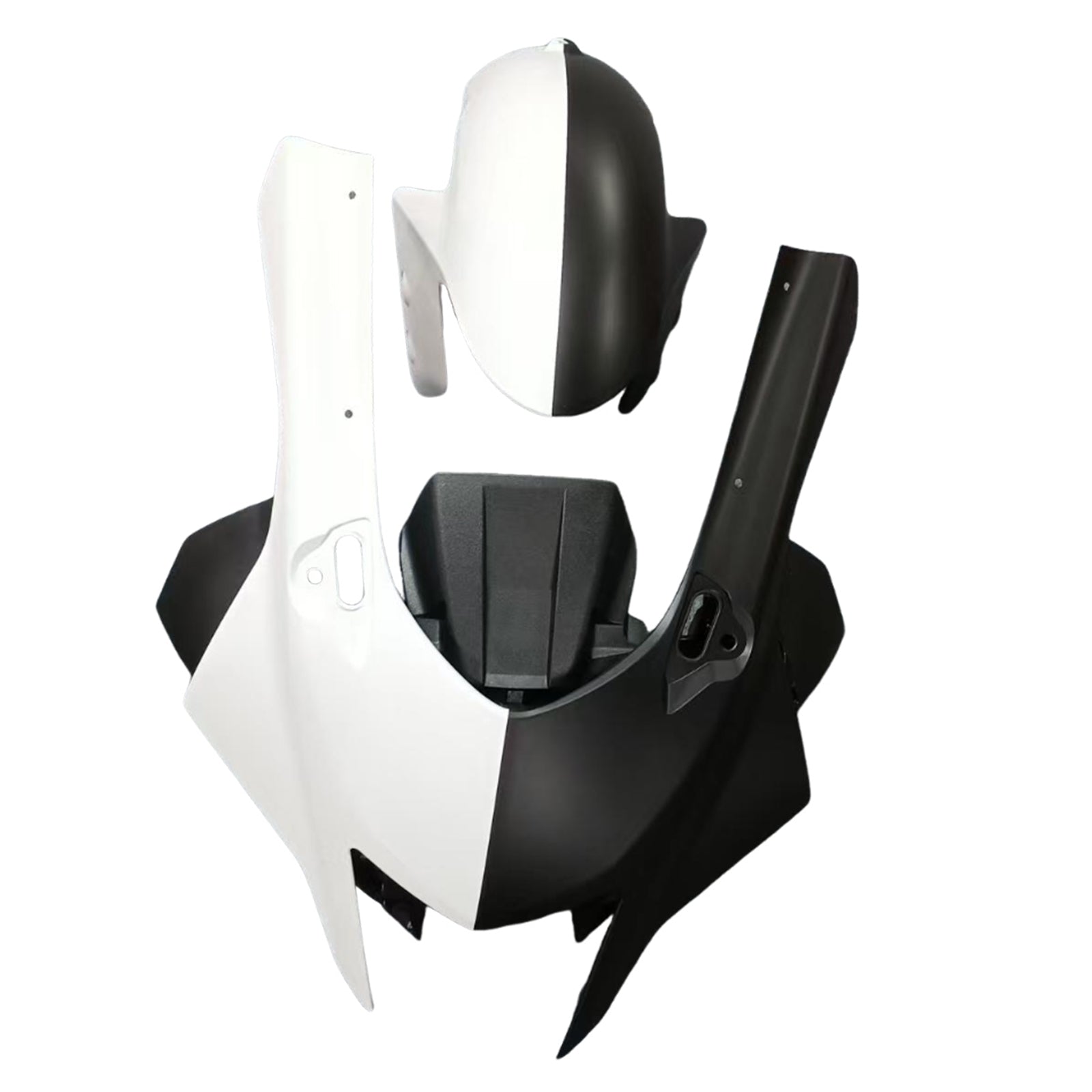 Amotopart 2021-2025 Yamaha YZF-R7 Cherry Blossom White Black Fairing Kit