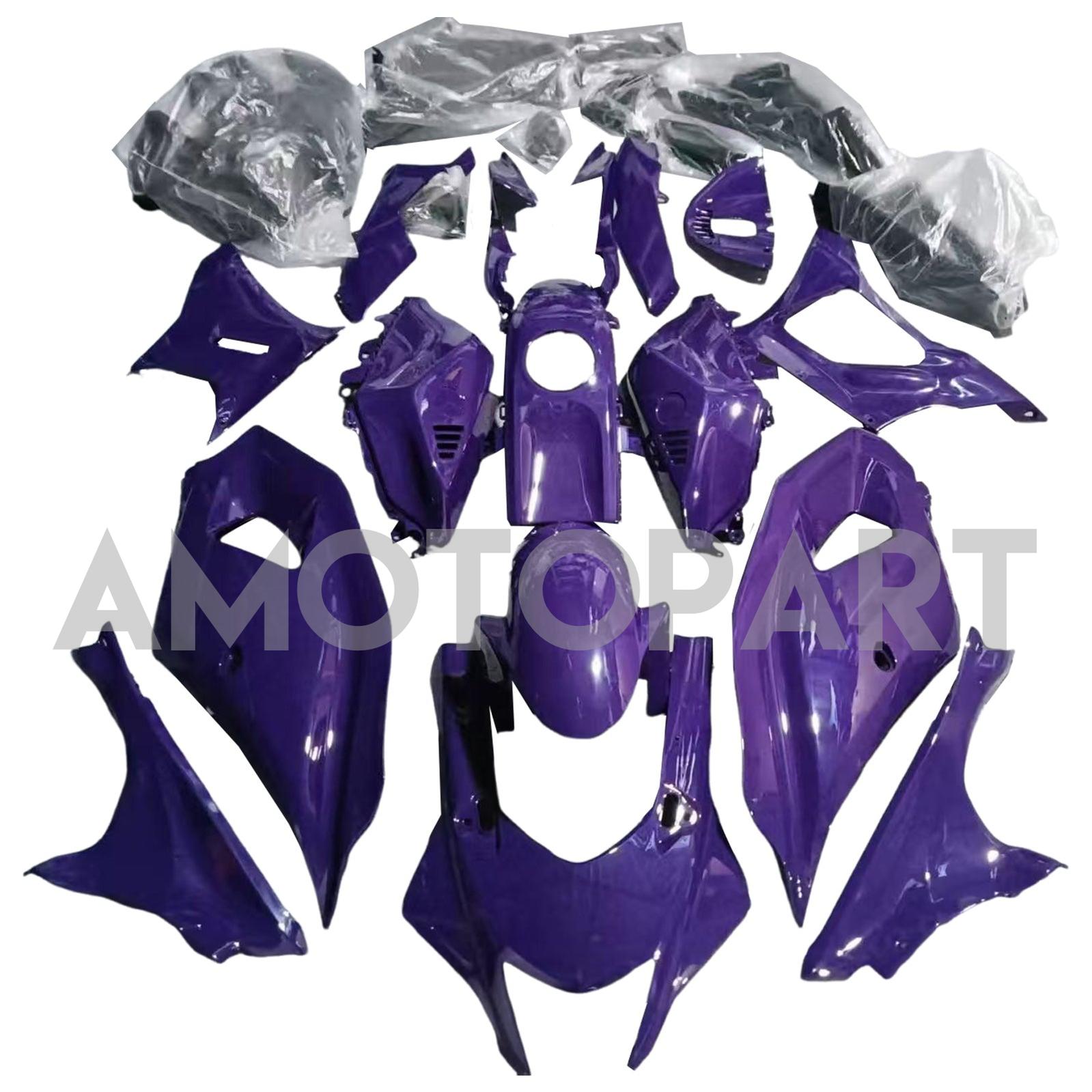 Amotopart 2021-2025 Yamaha YZF R7 Purple Fairing Kit