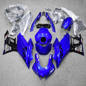 Amotopart 2022-2024 Yamaha YZF-R3 R25 Blue Style8 Fairing Kit