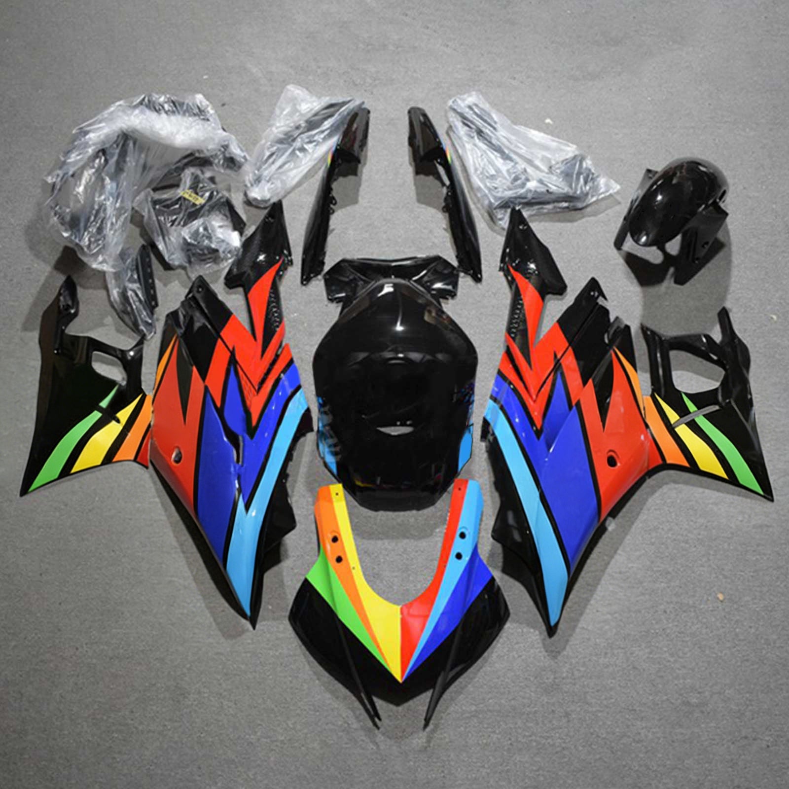 Amotopart 2022-2024 Yamaha YZF-R3 R25 Multicolor Fairing Kit