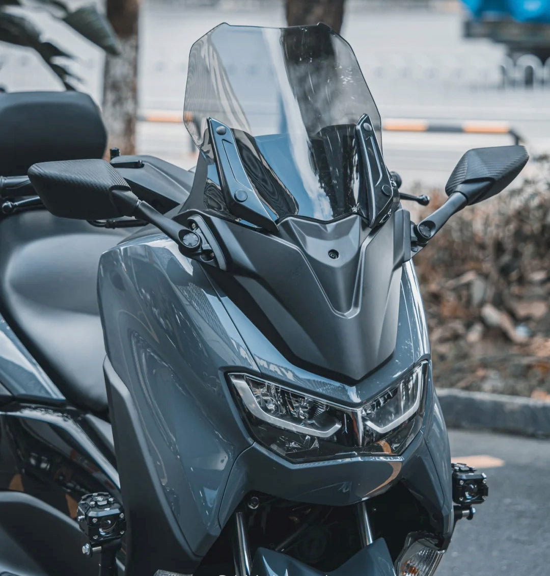 Amotopart 2020–2024 Yamaha NMAX 125/155/250 schwarz-graues Verkleidungsset