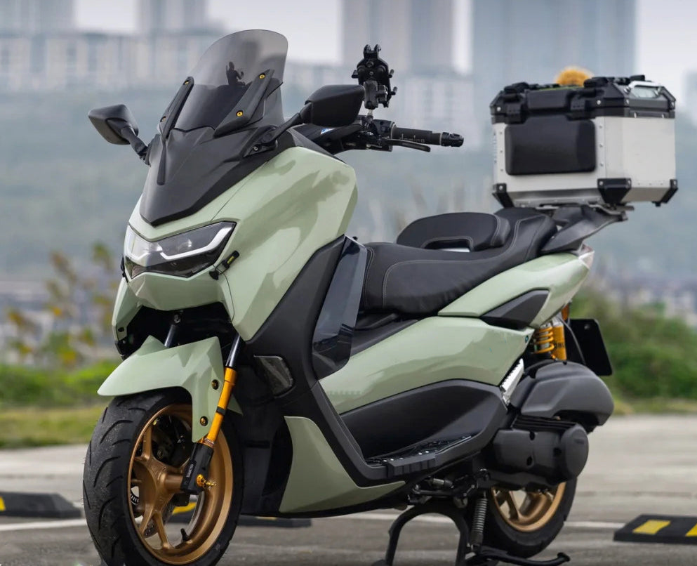 Amotopart 2020–2024 Yamaha NMAX 125/155/250 grau-schwarzes Verkleidungsset