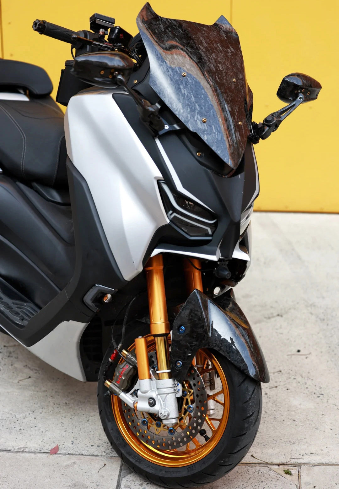 Amotopart 2020–2024 Yamaha NMAX 125/155/250 Weiß Silber Schwarz Verkleidungsset