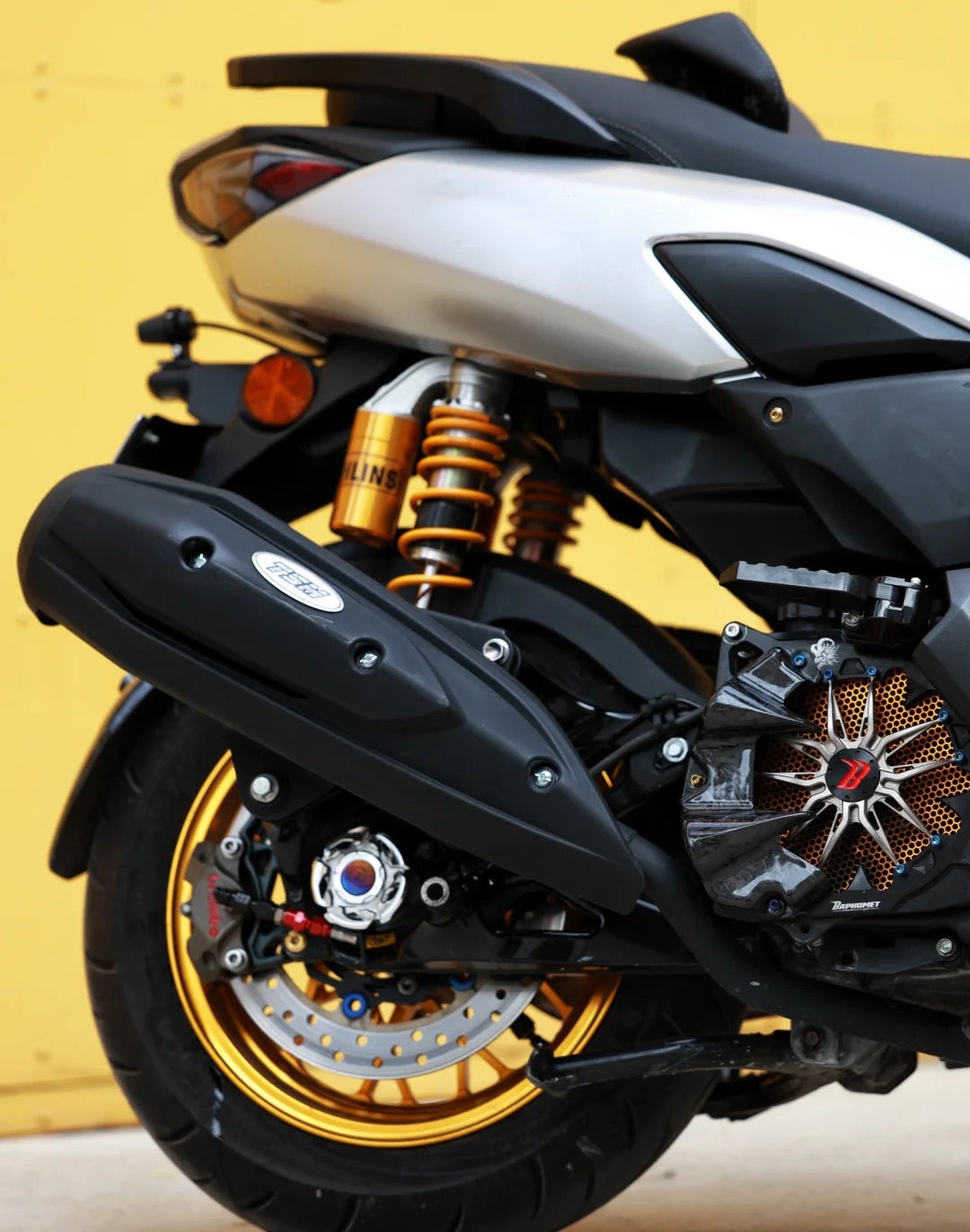 Amotopart 2020–2024 Yamaha NMAX 125/155/250 Weiß Silber Schwarz Verkleidungsset