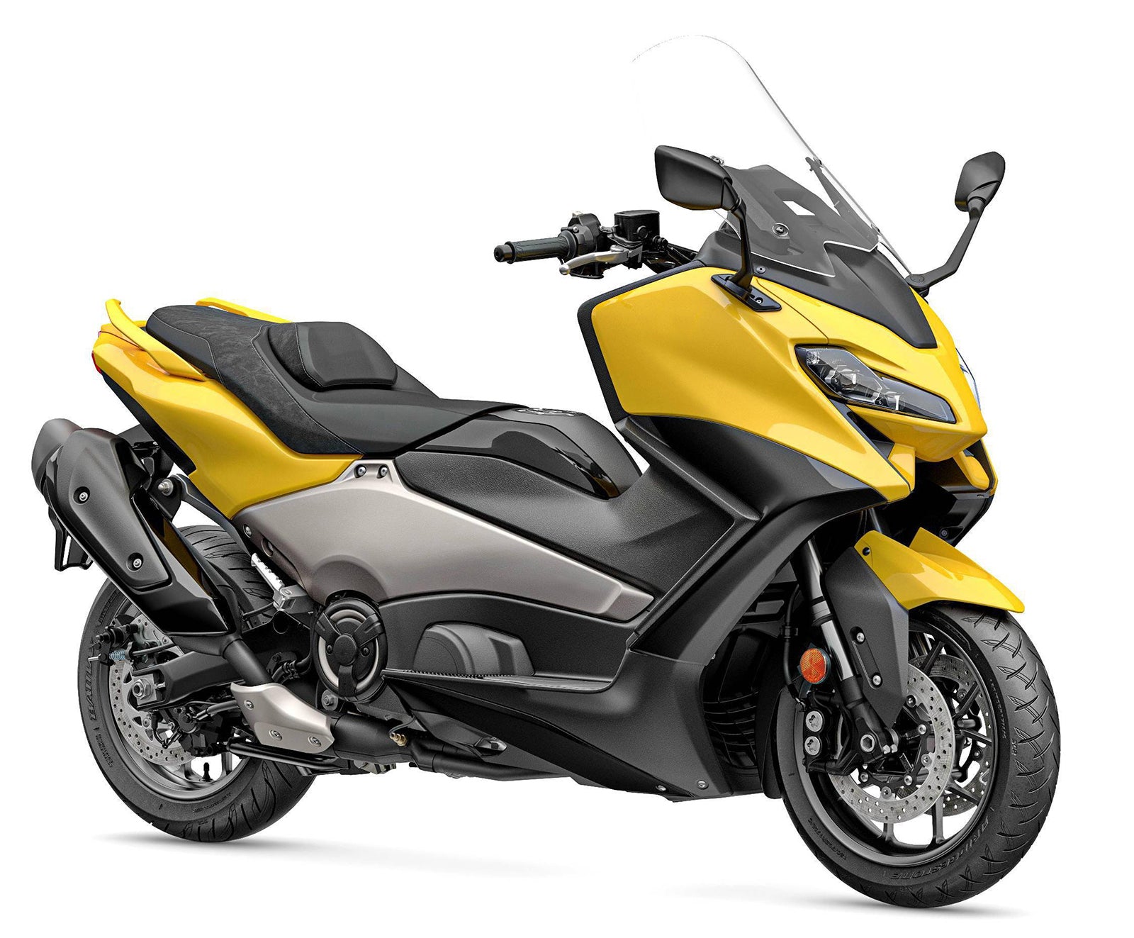 Amotopart 2022-2024 Yamaha Tmax560 Black Yellow Fairing Kit